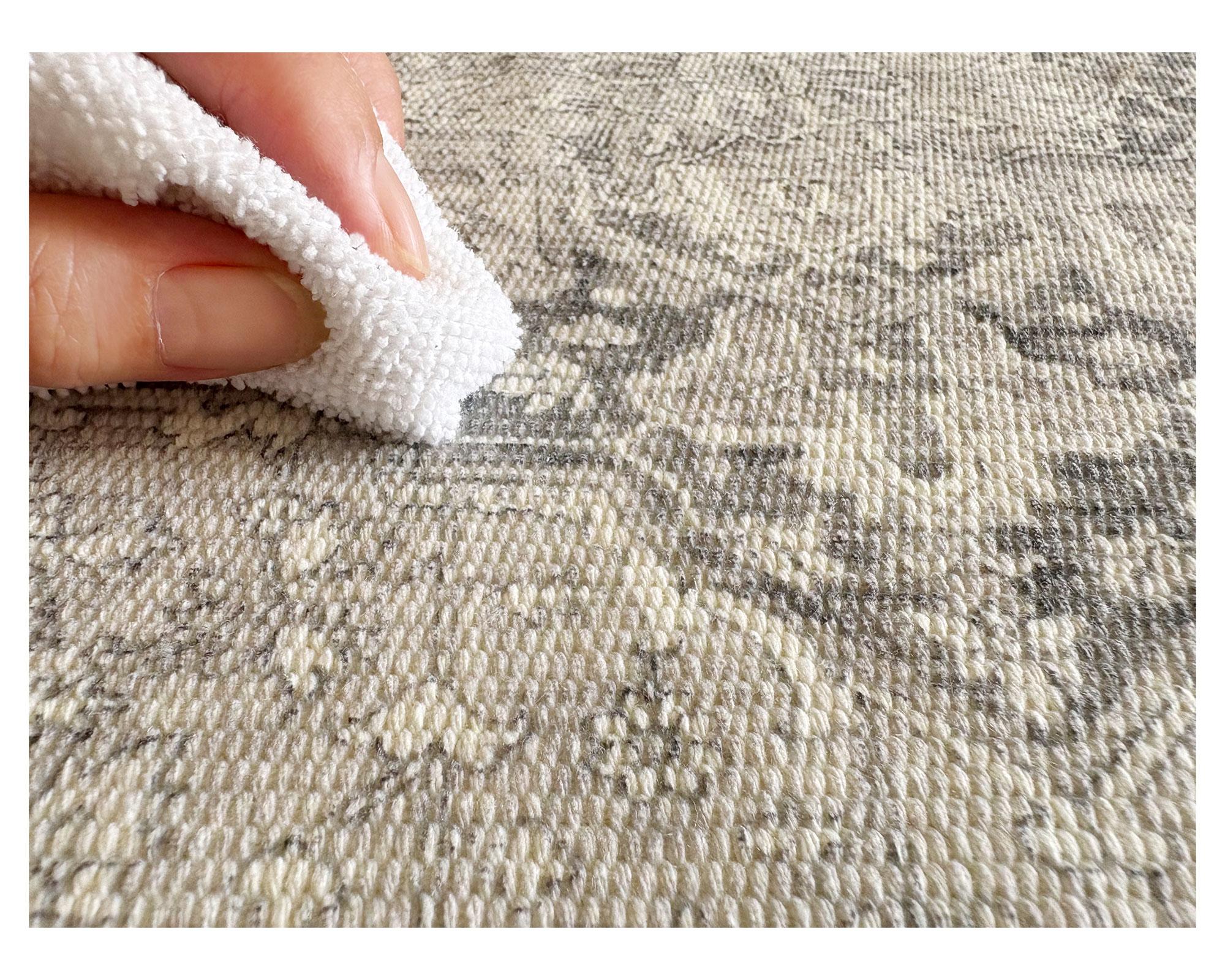 Alfombra Vintage gris 60x90 cm-6