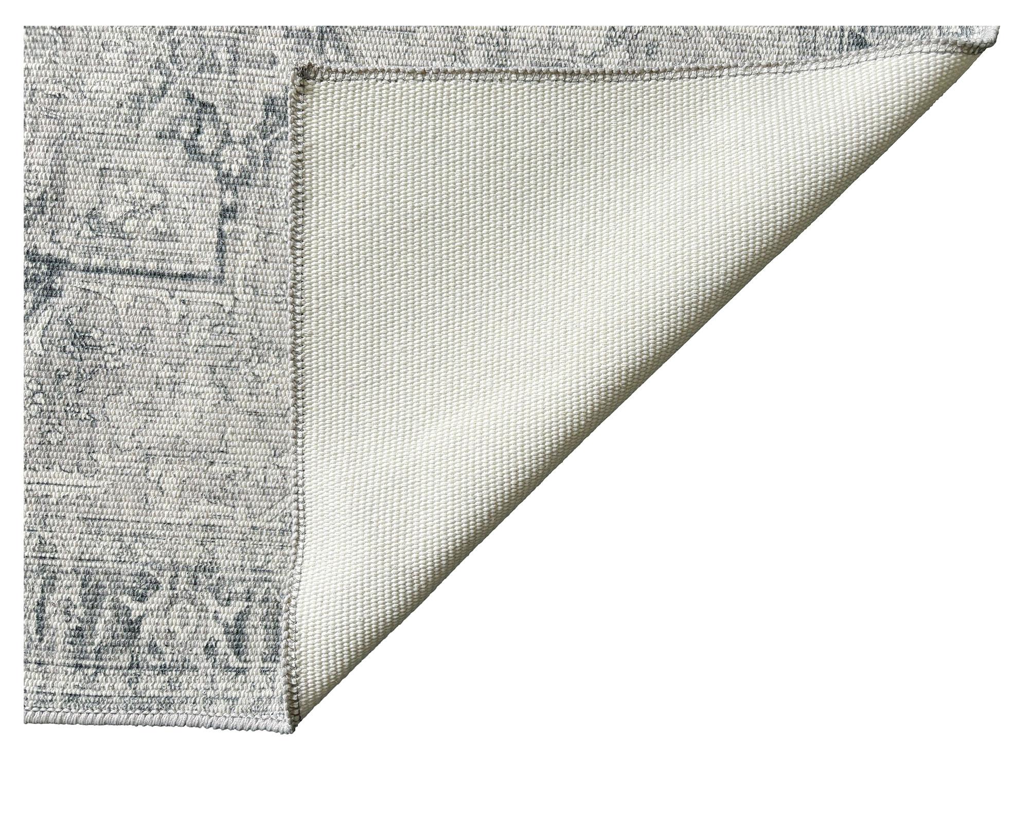 Alfombra Vintage gris 60x90 cm-2