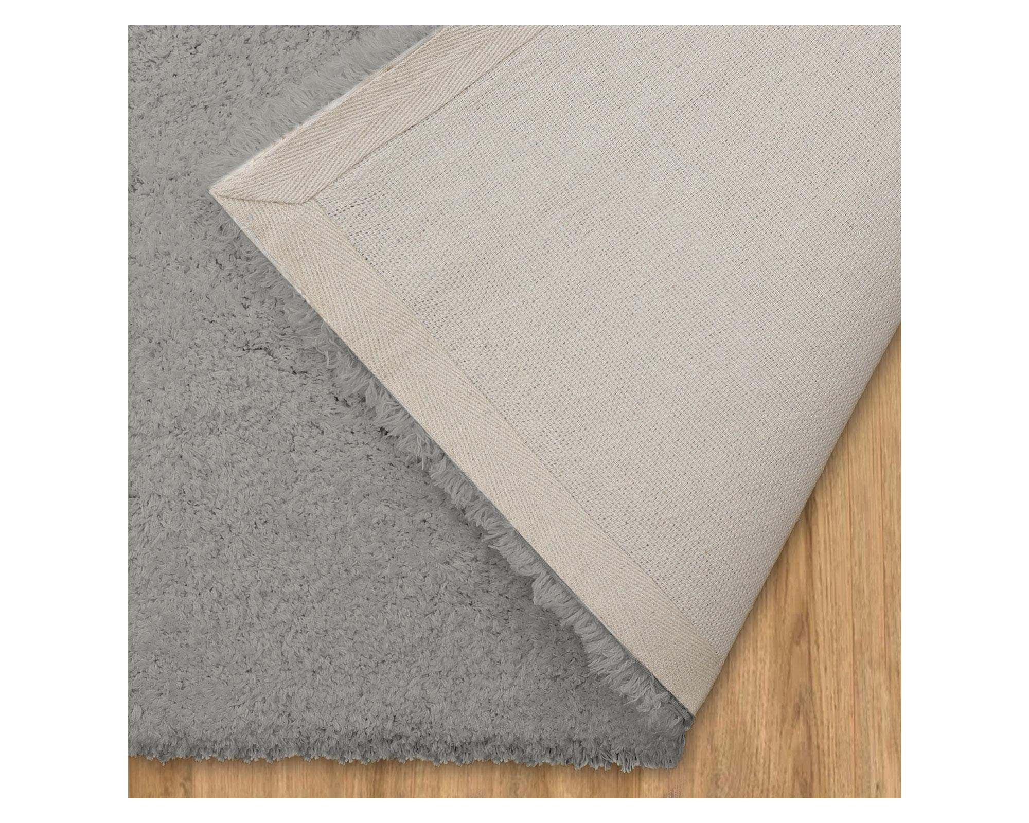 Alfombra Velvet touch gris 160x230 cm-3