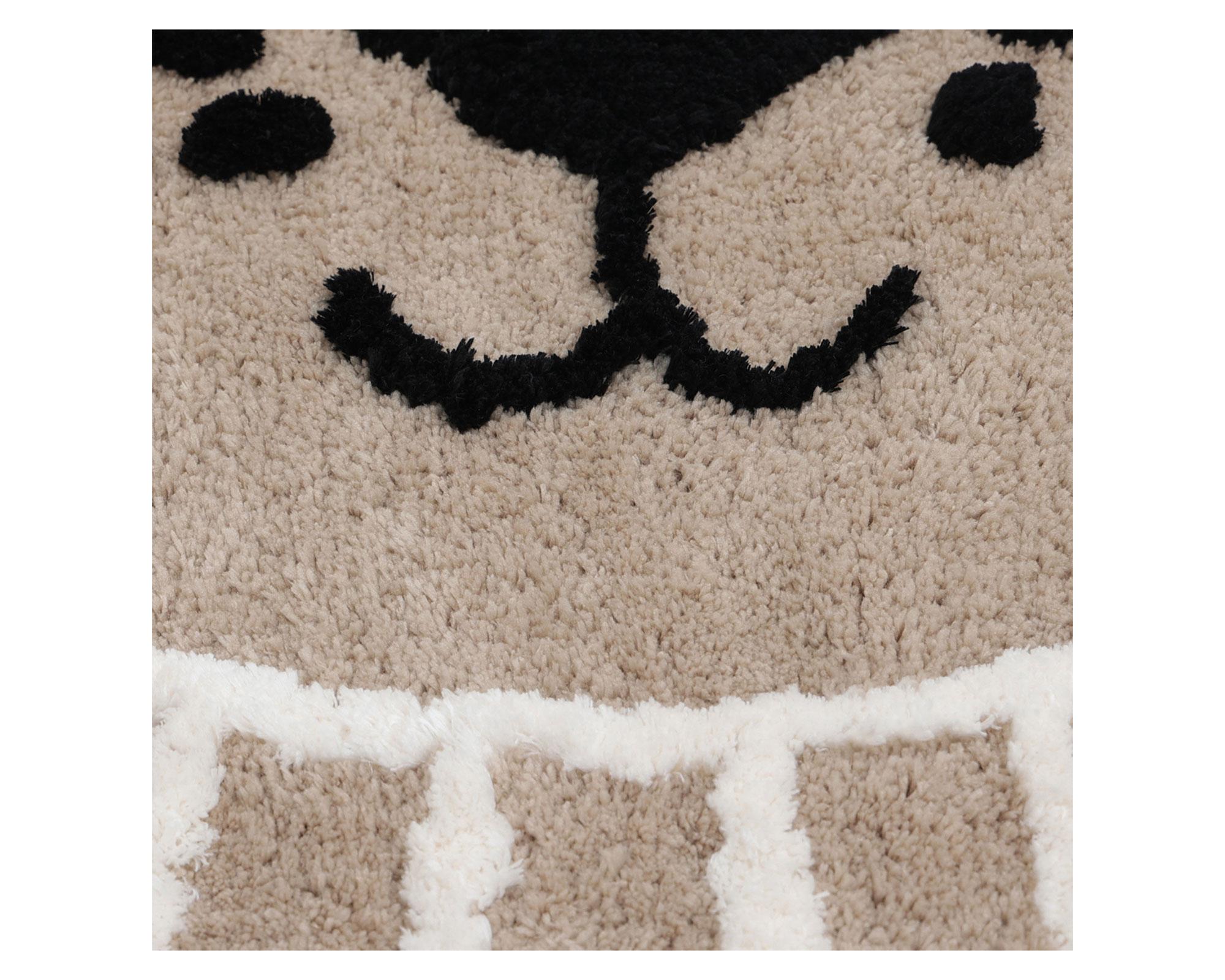 Alfombra Kids soft león taupe 90 cm-2