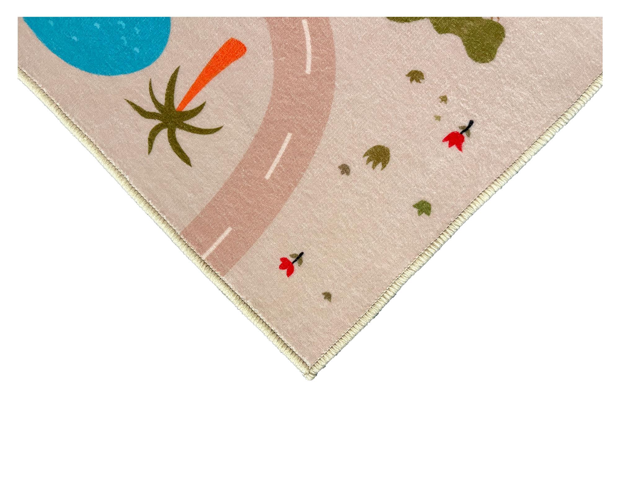 Alfombra kids safari animales 100x150 cm-5