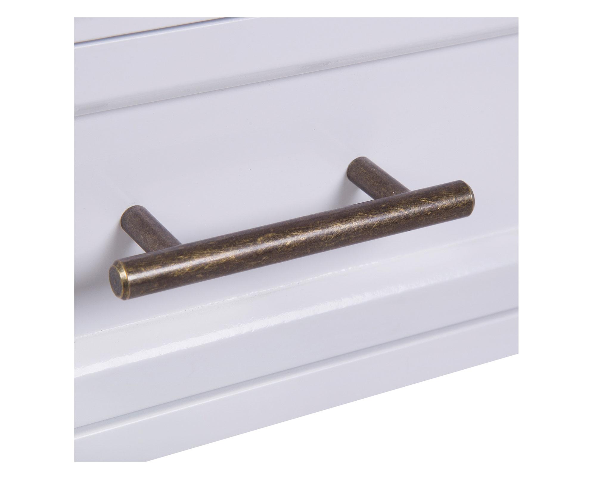 Velador Fermo blanco 1 cajón-5