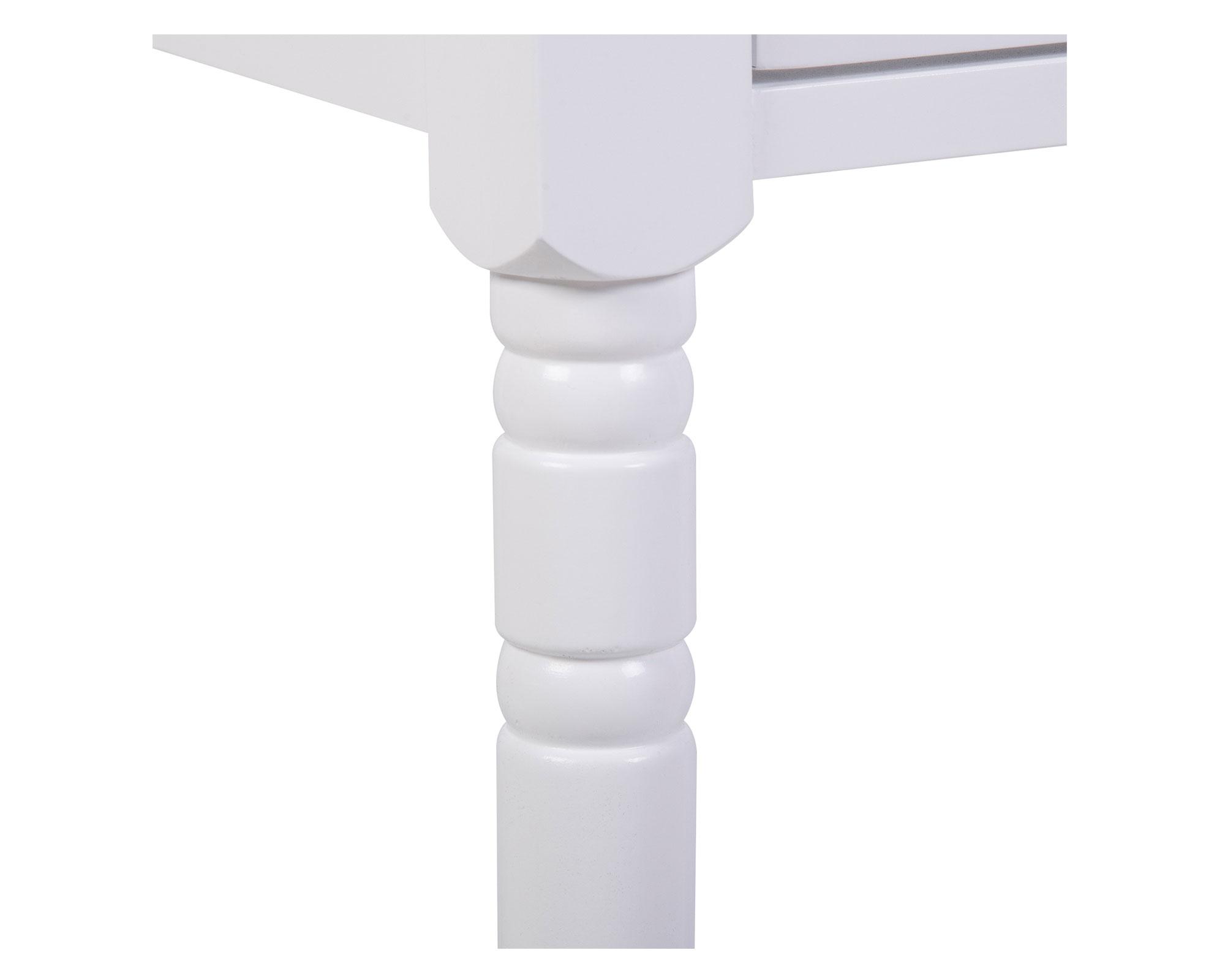 Velador Fermo blanco 1 cajón-8