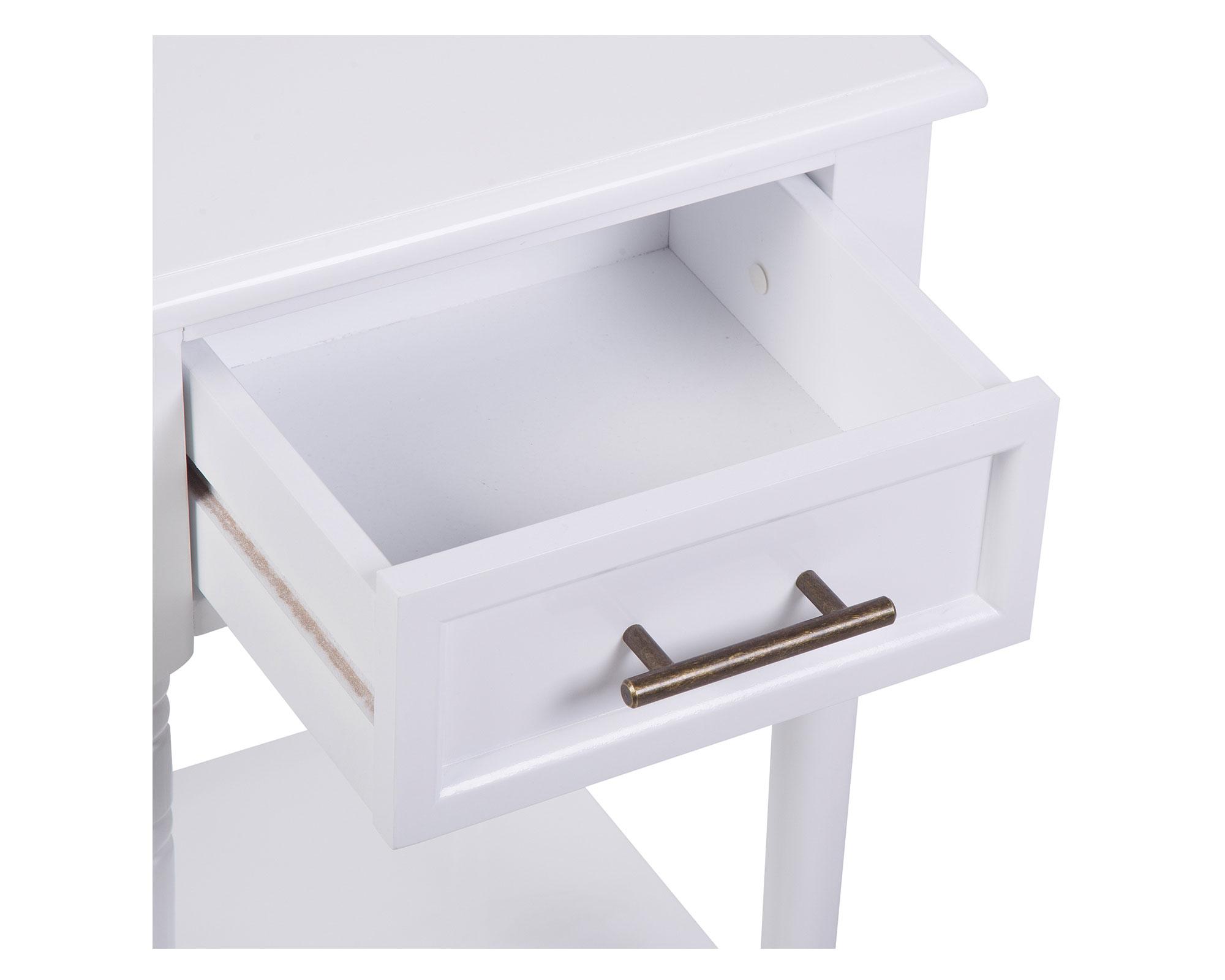 Velador Fermo blanco 1 cajón-6