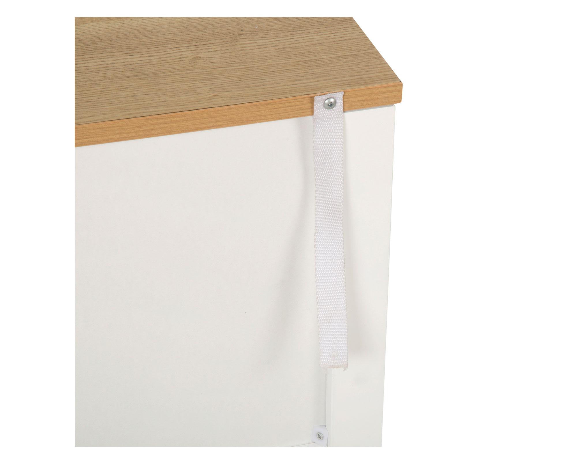 Velador New provenzal blanco 1 cajón-6