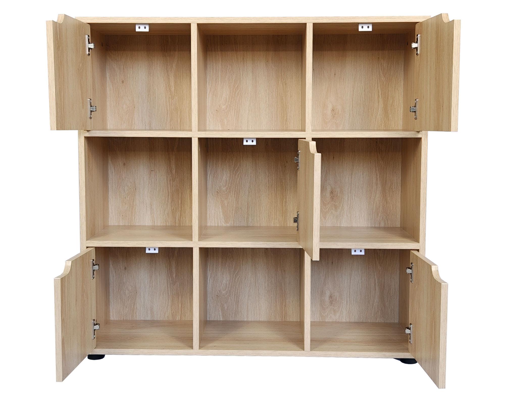 Estante Leo natural 5 puertas-4