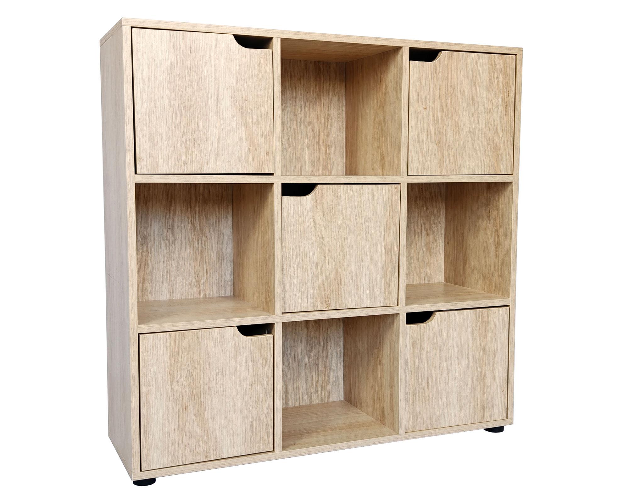 Estante Leo natural 5 puertas-3