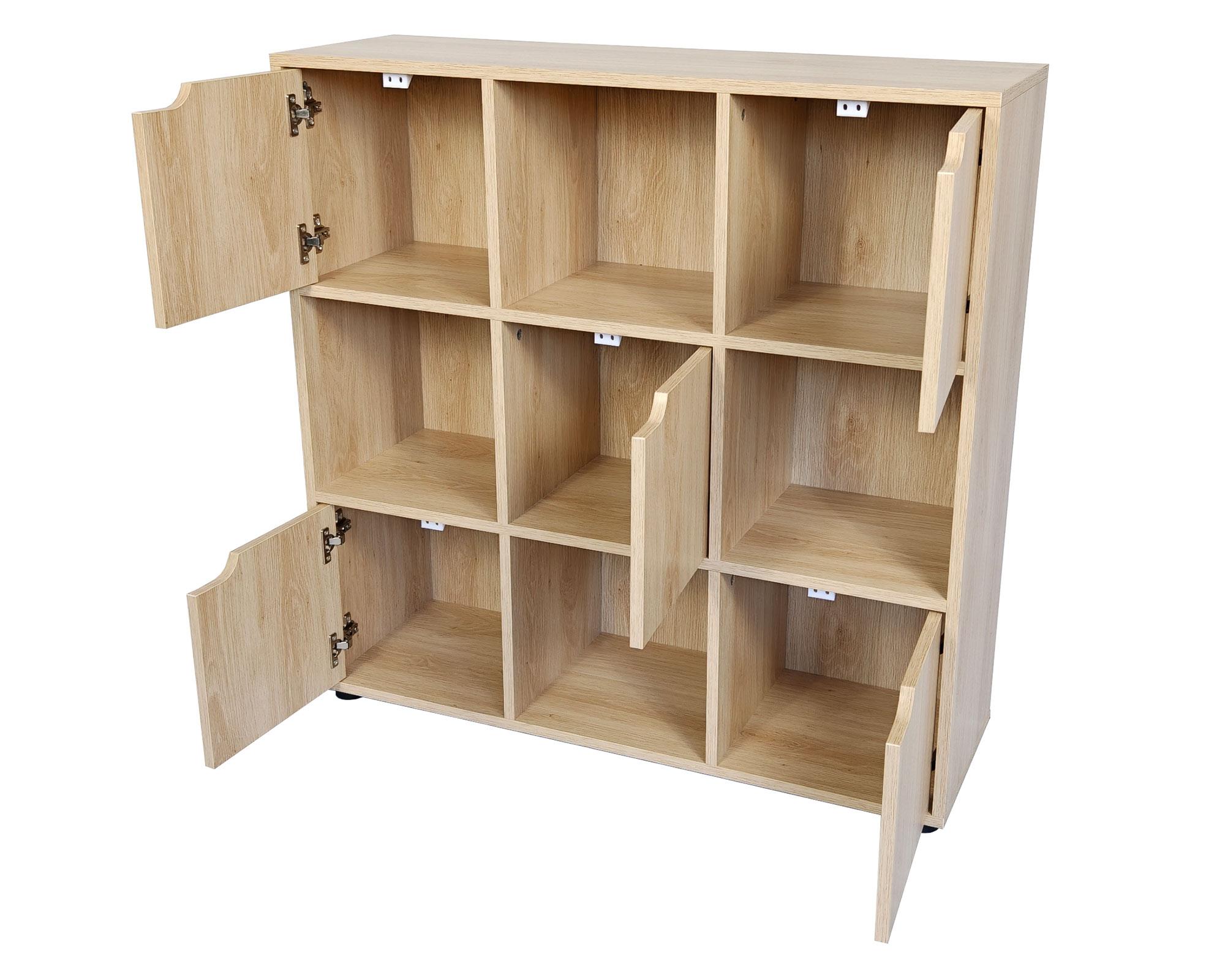 Estante Leo natural 5 puertas-5