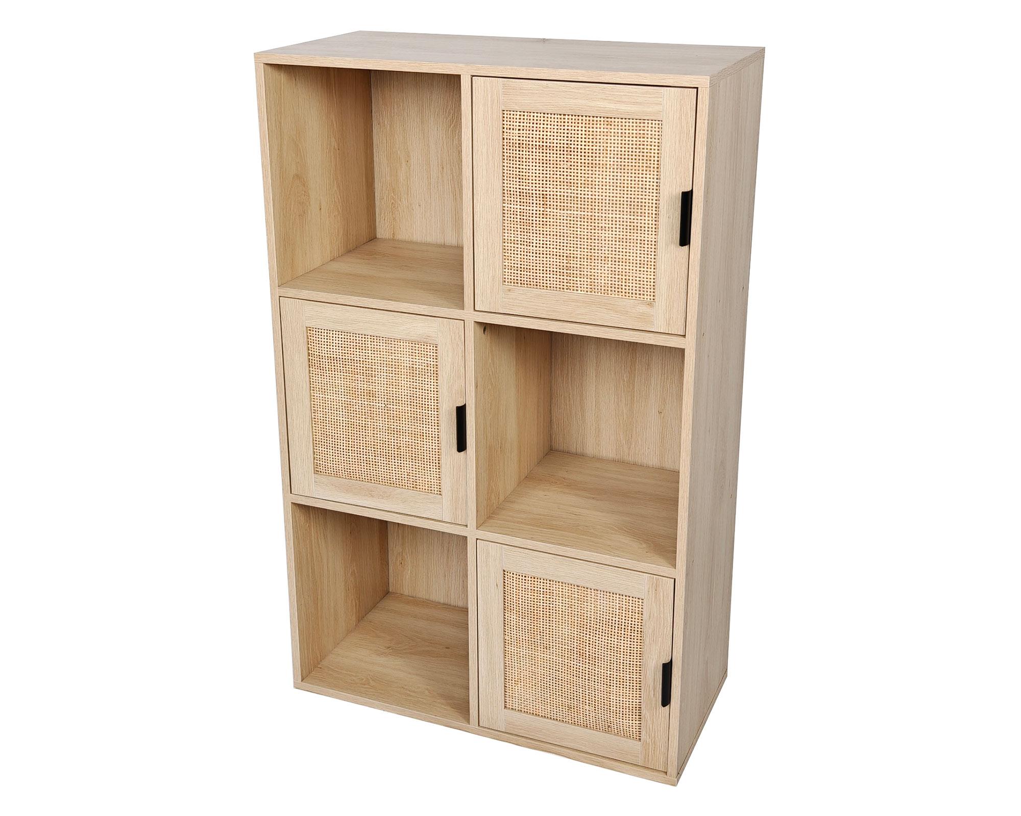 Estante Bali ratán 3 puertas 3 espacios-2