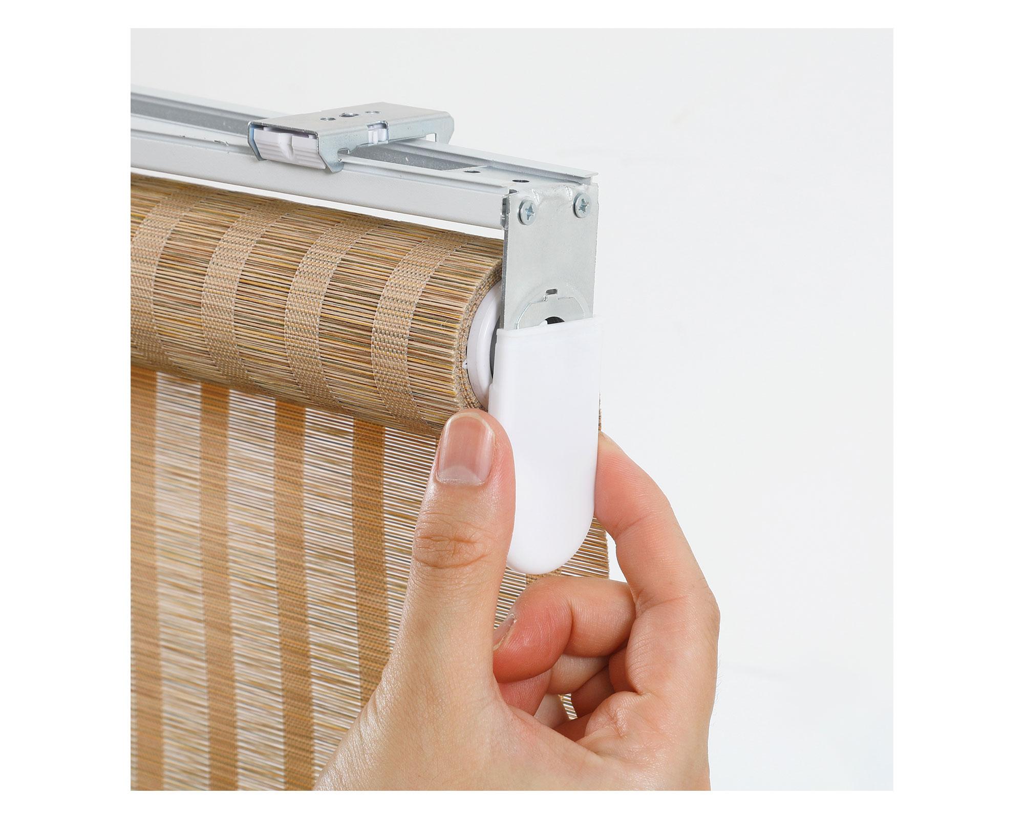 Roller sun out Cordless lineas 120x165 cm café-4