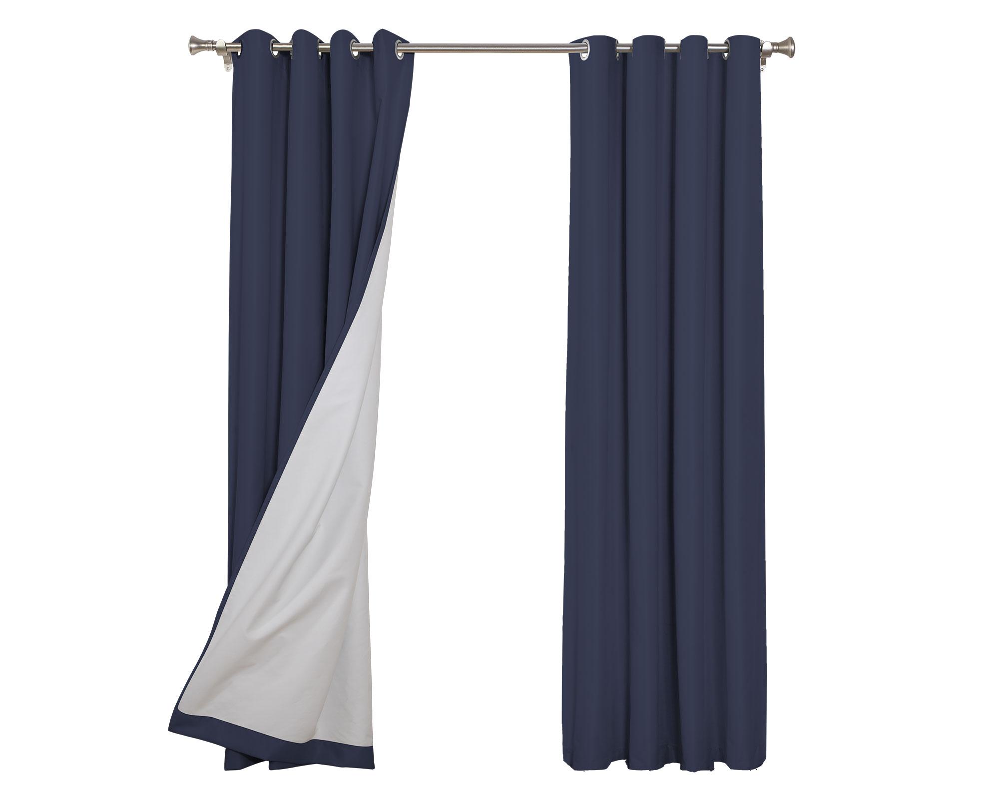 Cortina blackout nantes 140x230 cm azul-0