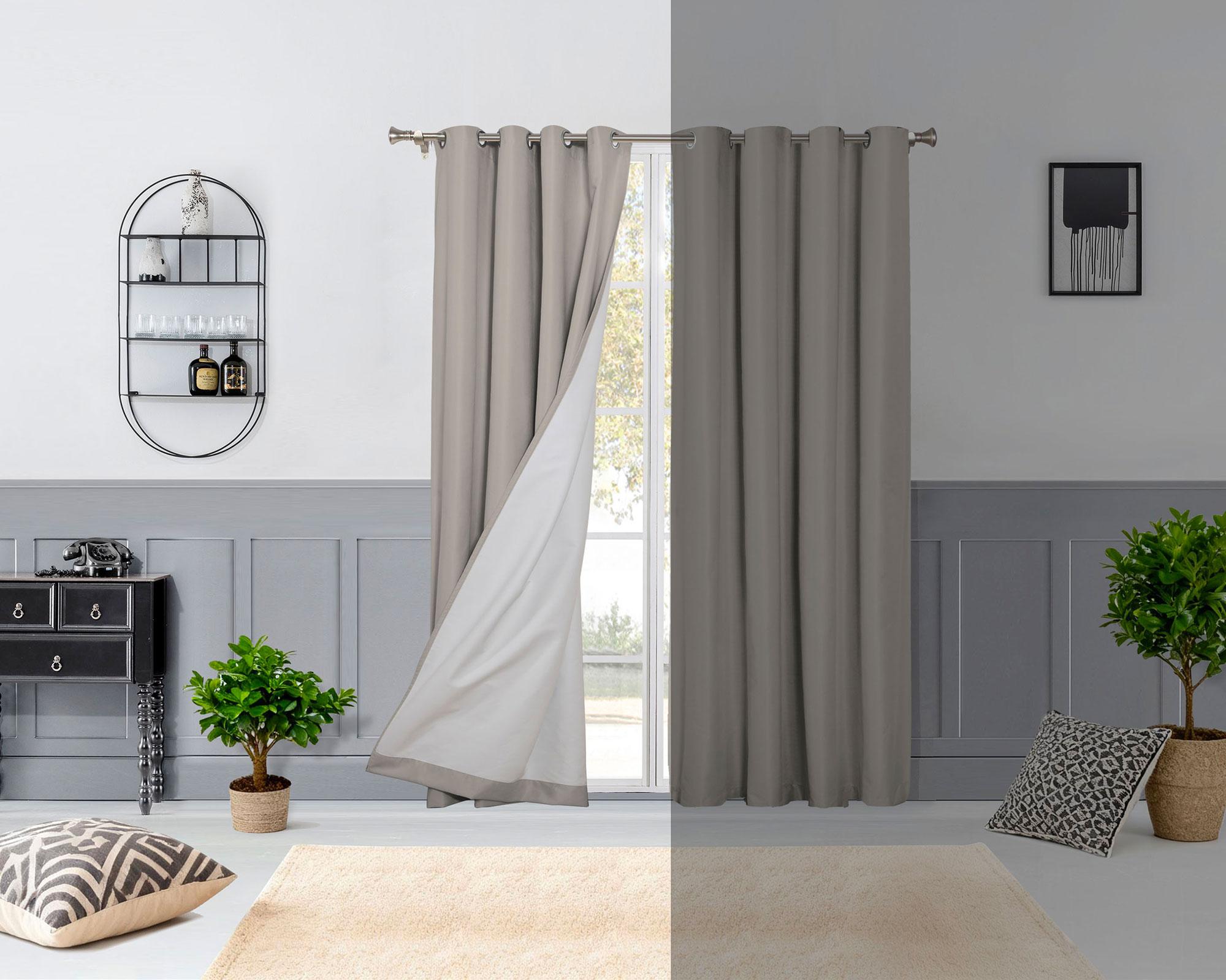 Cortina blackout nantes 140x230 cm taupe-5