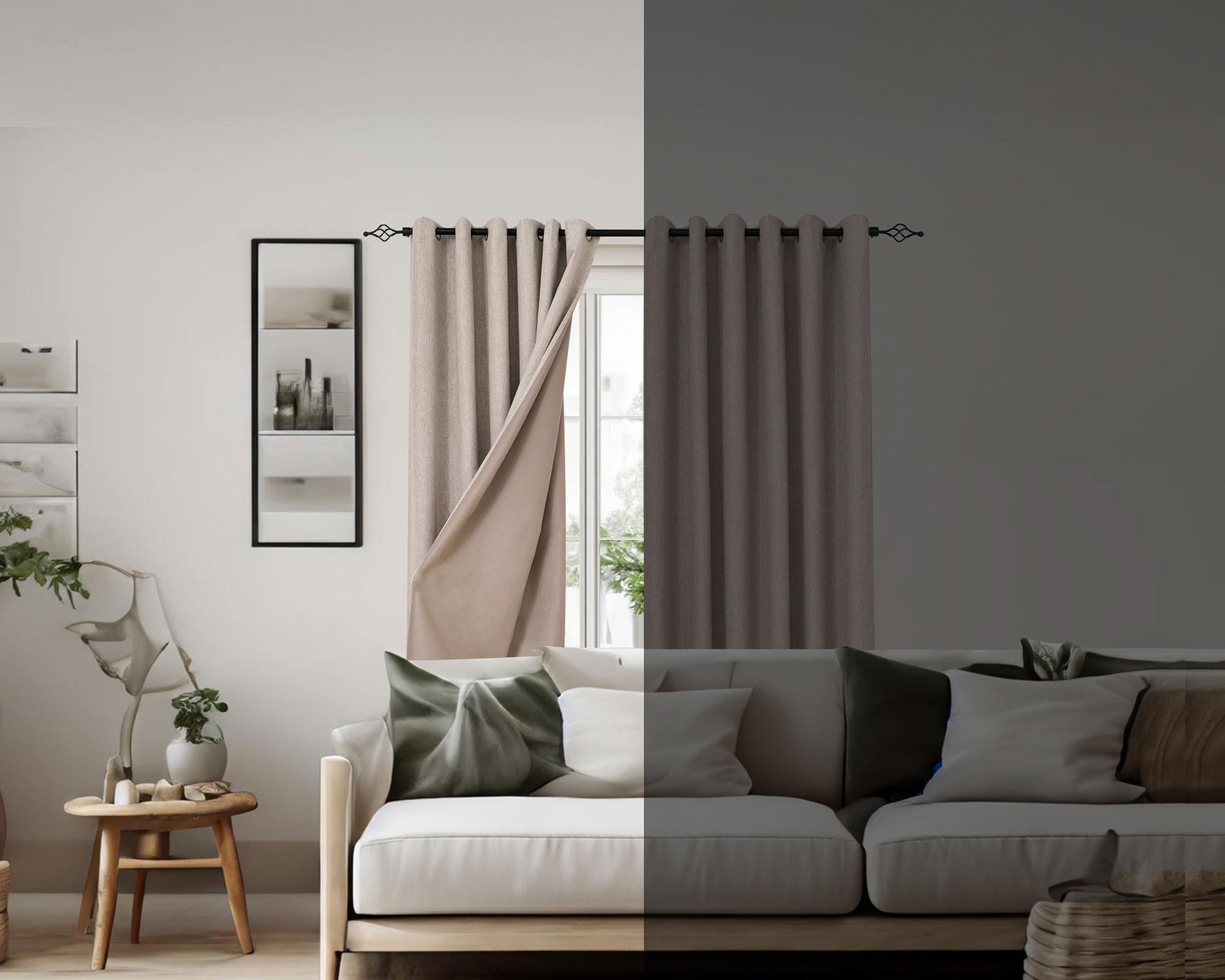 Cortina blackout calden 200x230 cm gris-5