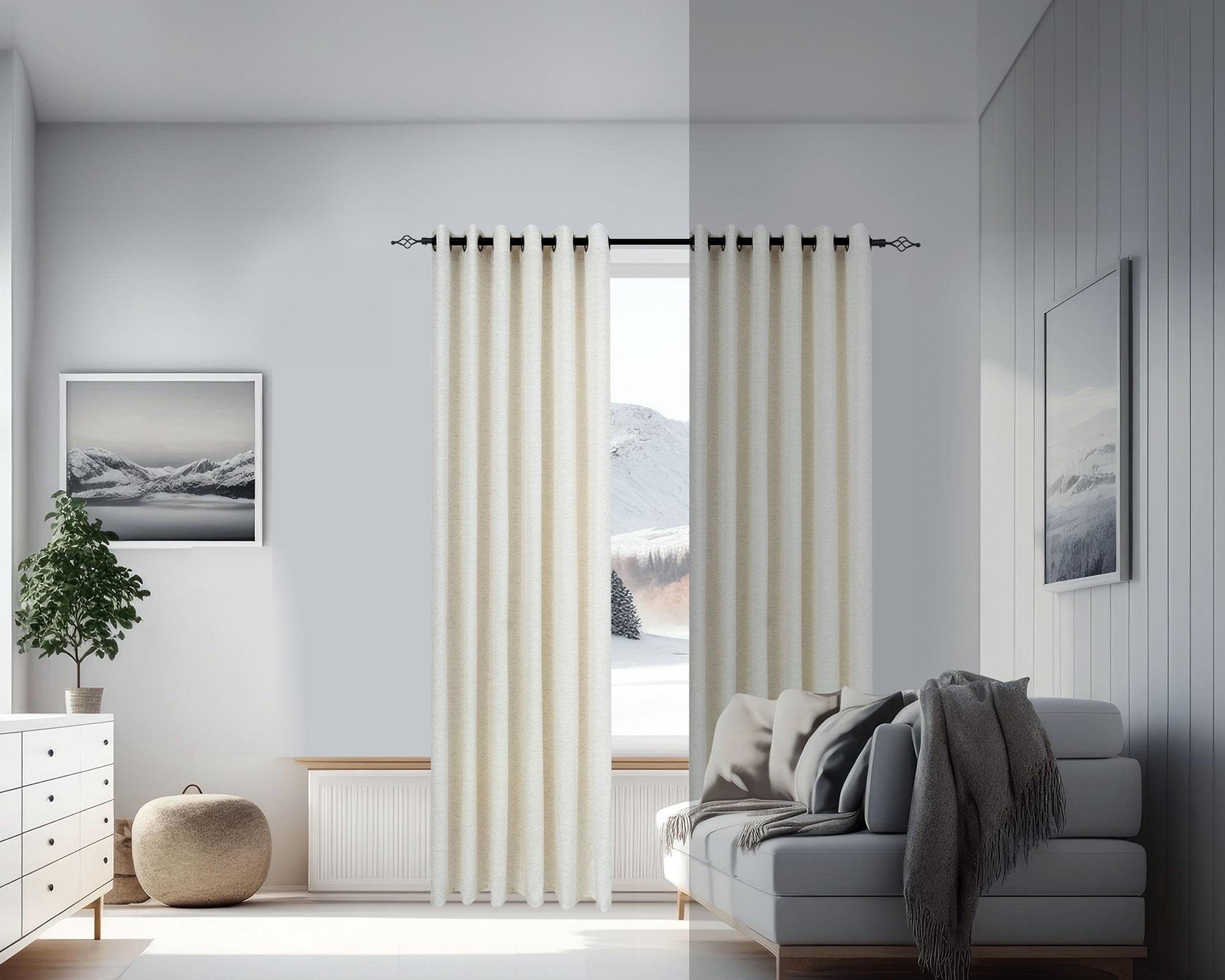 Cortina sun out Daniela lino 200x230 cm blanco-5