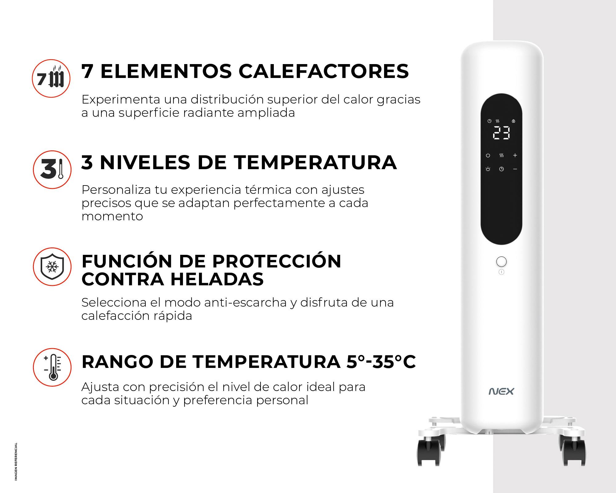 Estufa oleo eléctrica OLEODG1500-4