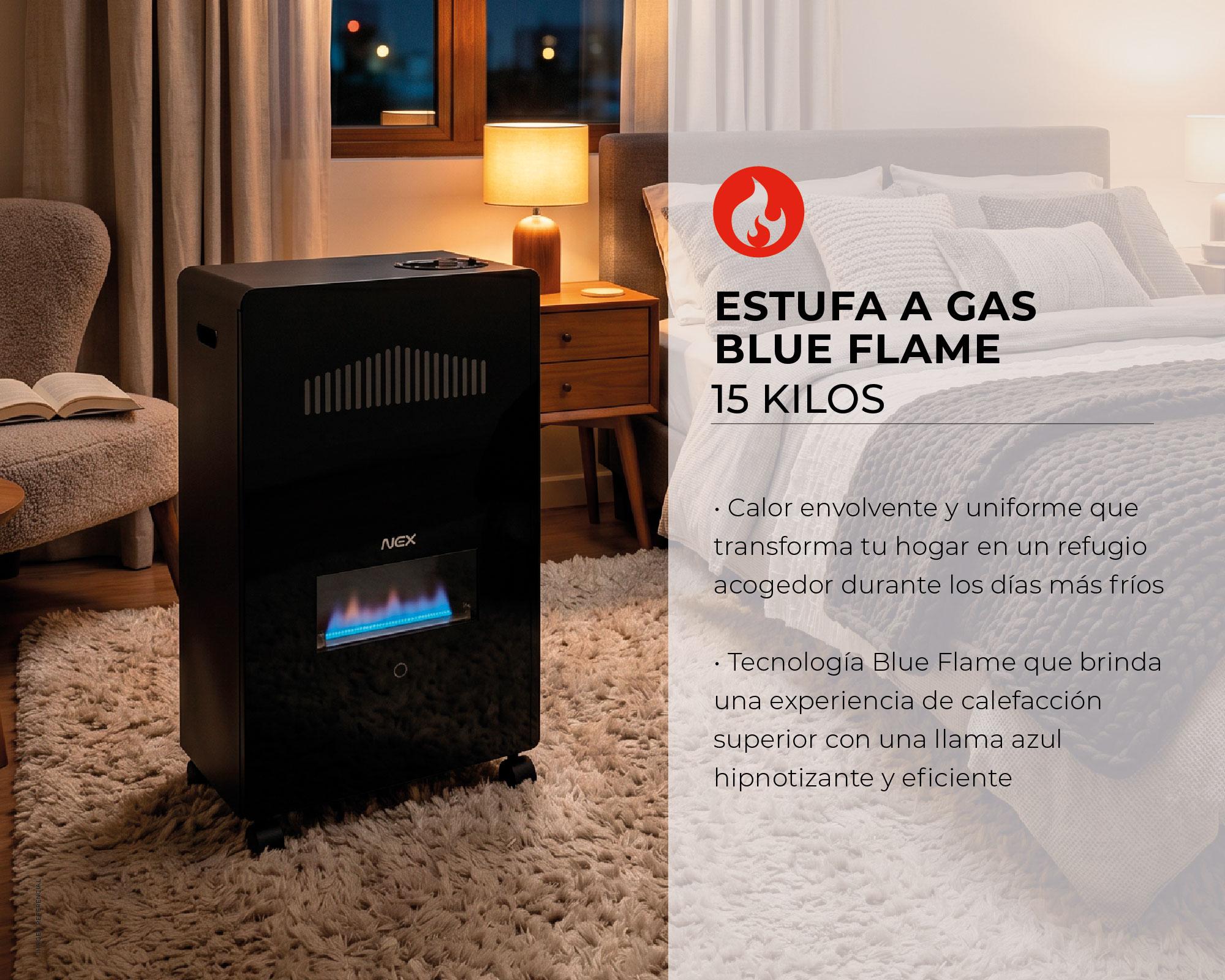 Estufa gas 15 kg EGAS11KGBL-8