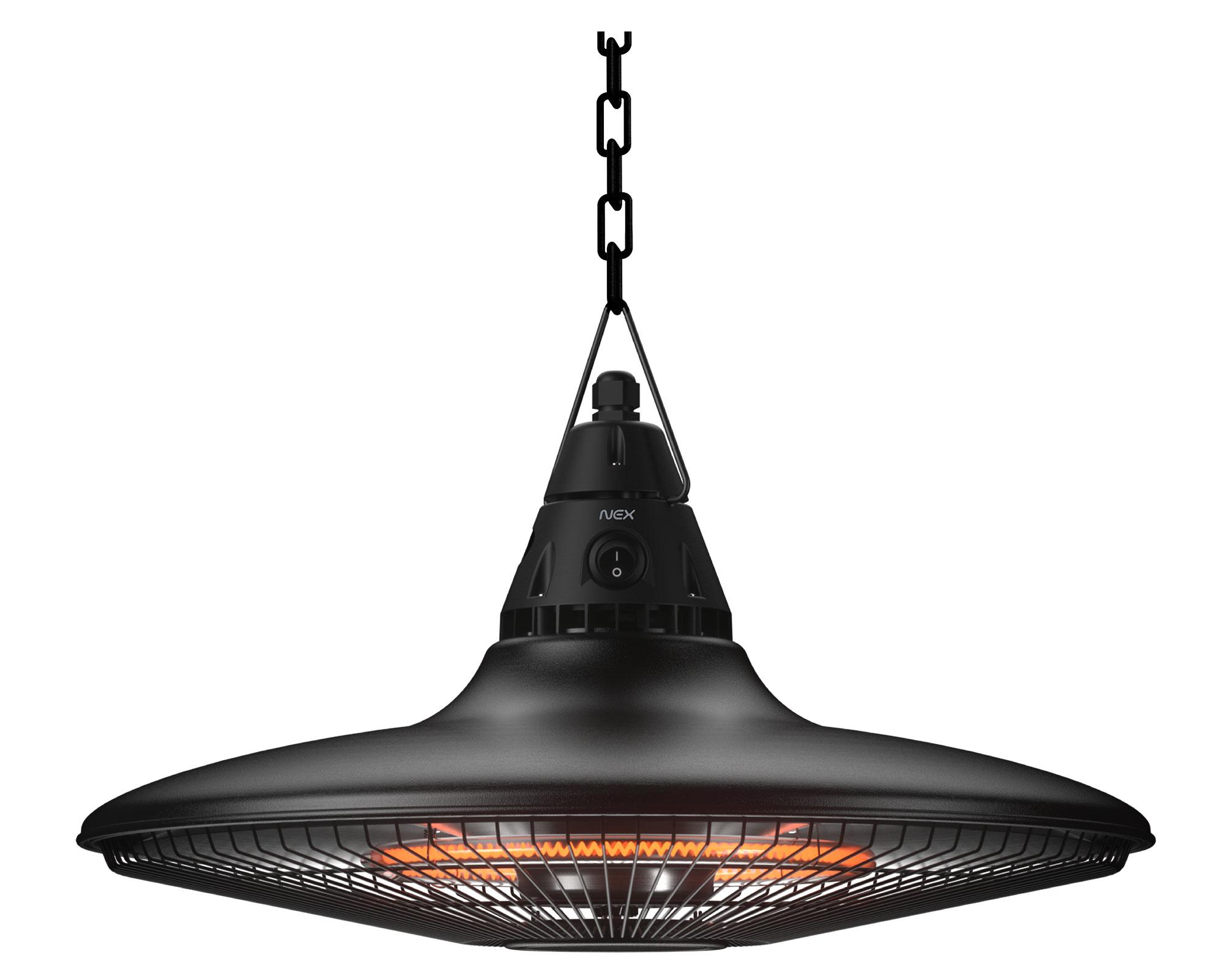 Estufa patio Heater colgante PHHCGBK 1300W-1