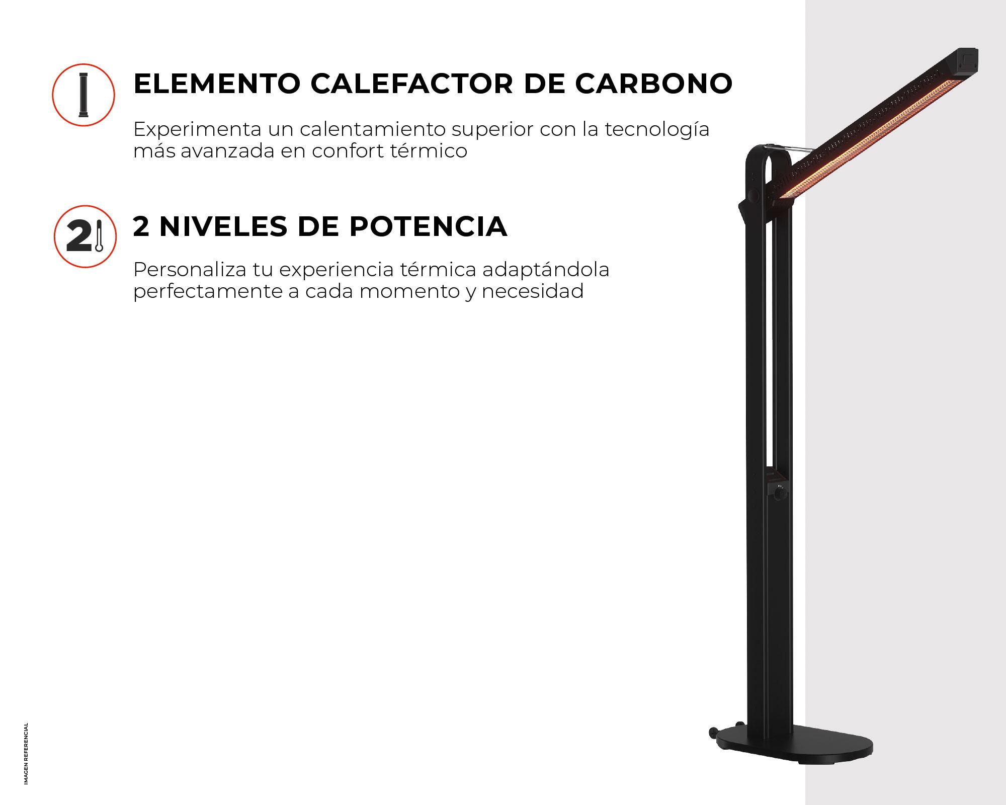 Estufa patio pedestal PHSTL-5