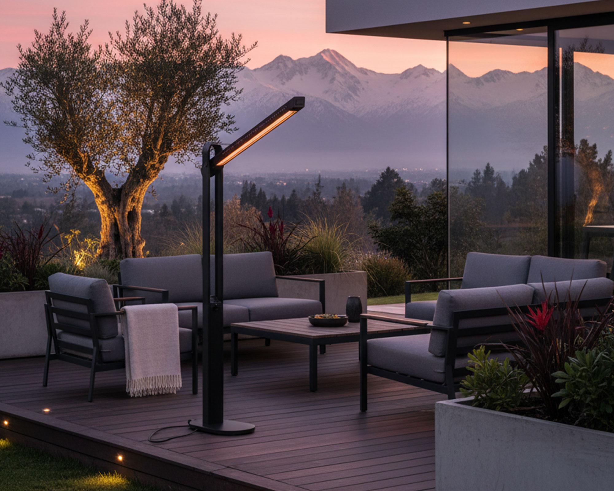 Estufa patio pedestal PHSTL-3