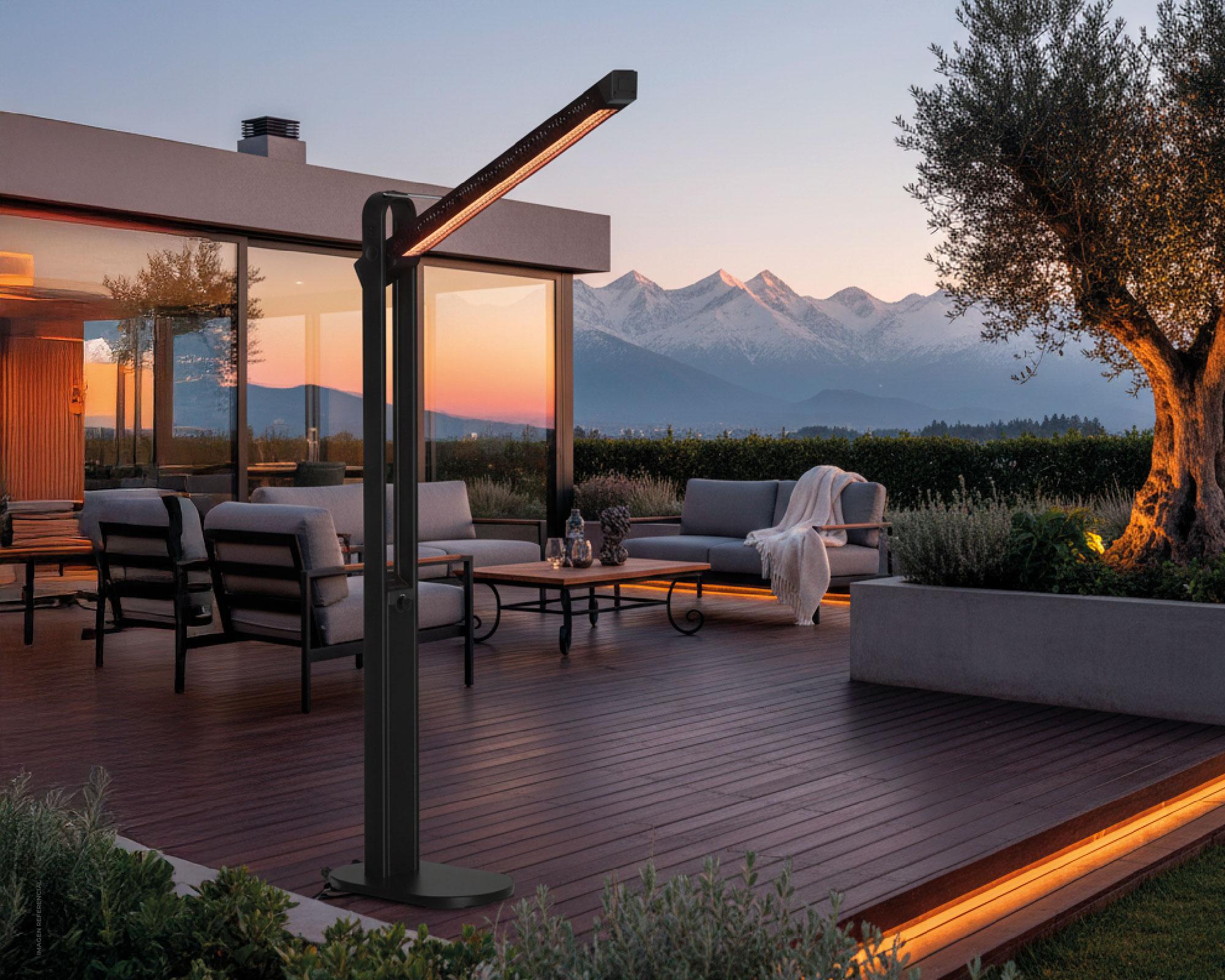 Estufa patio pedestal PHSTL-4
