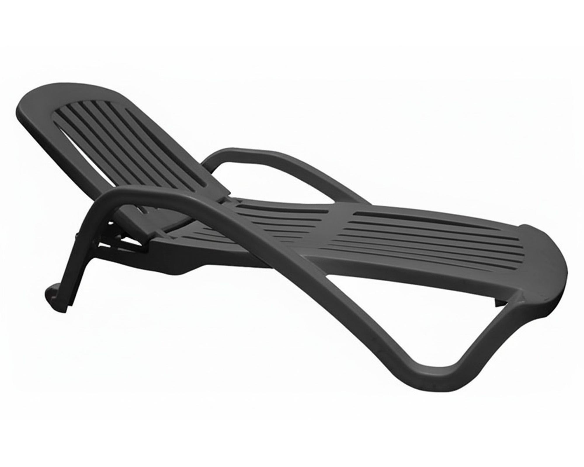 Reposera Ibiza gris 193.2x71x45.5 cm-1