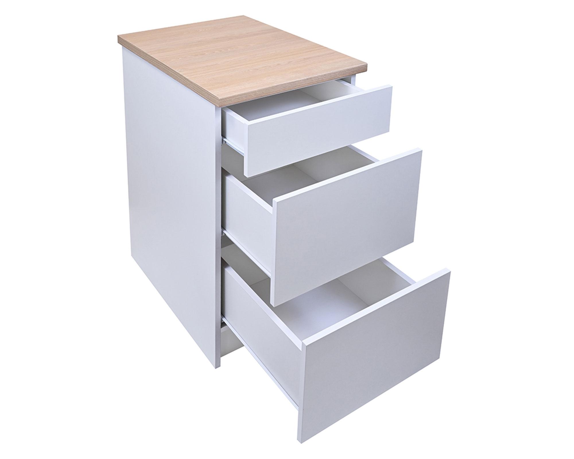 Mueble base cocina Andes blanco 91x42x61 cm-2