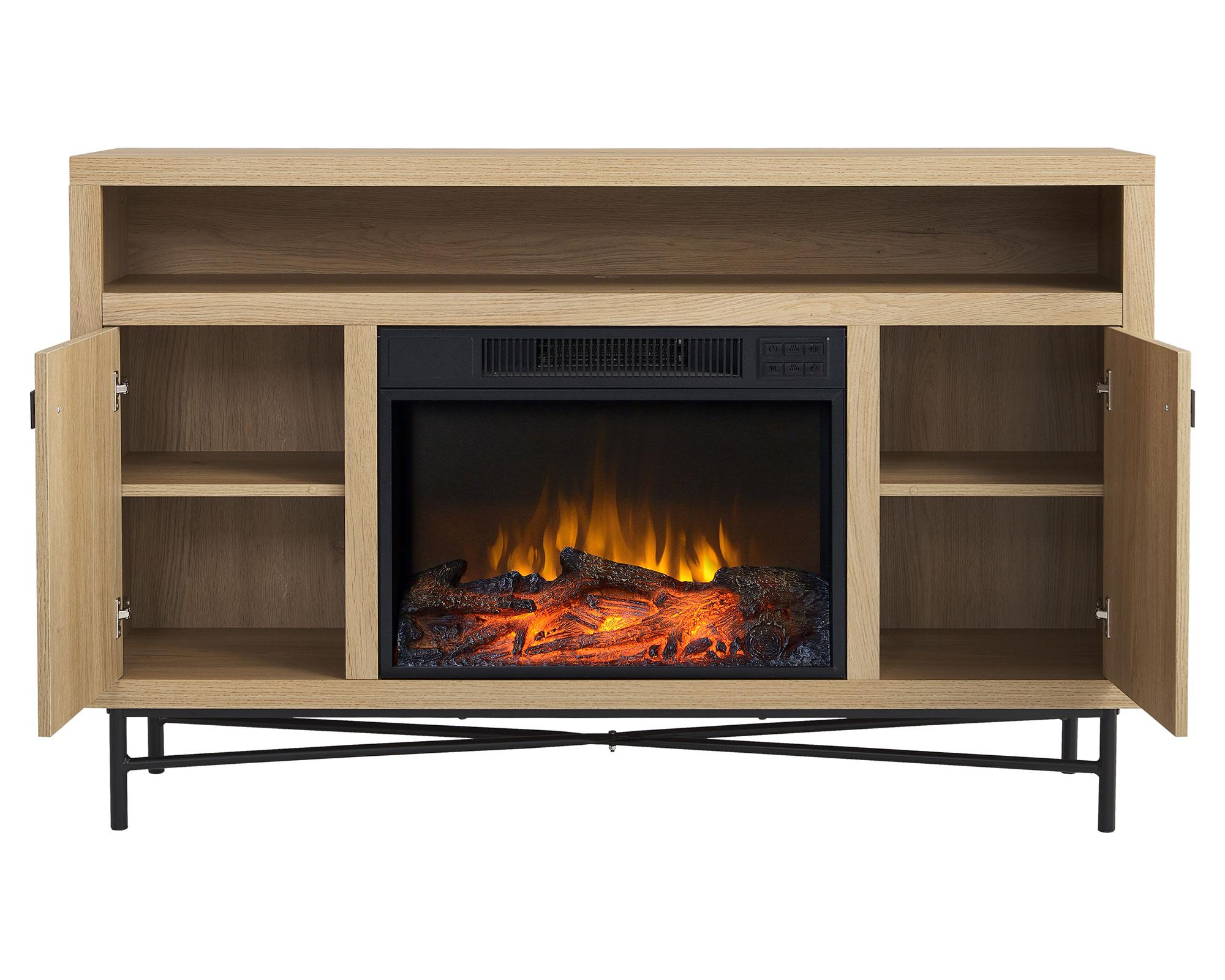 Estufa mueble TV 60'' 1500W-2