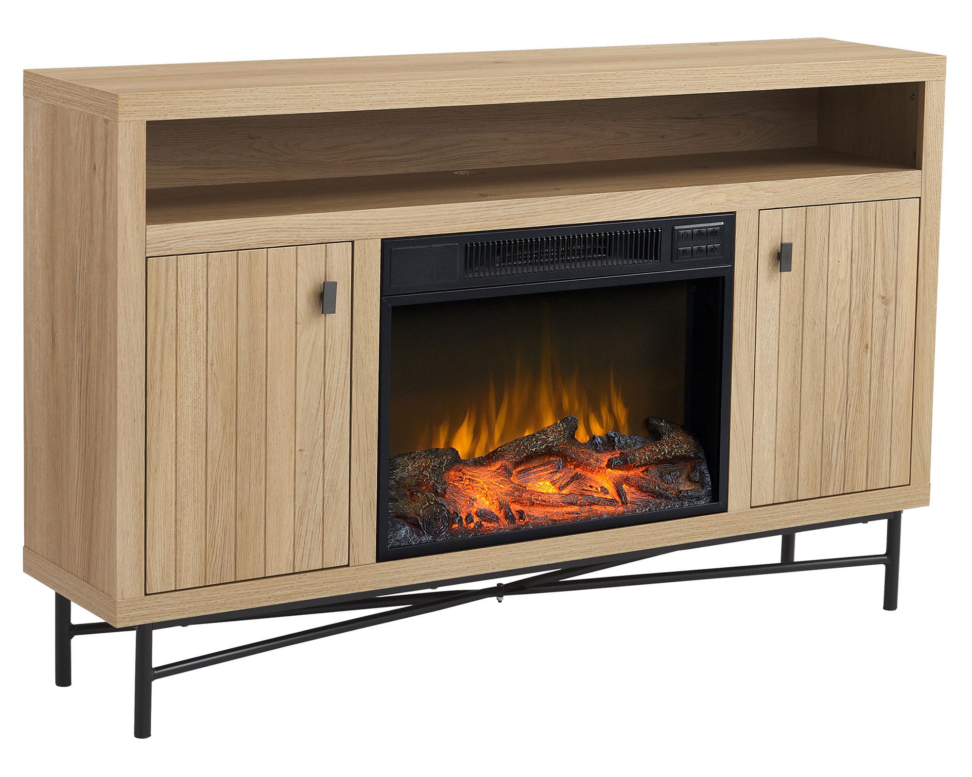 Estufa mueble TV 60'' 1500W-1