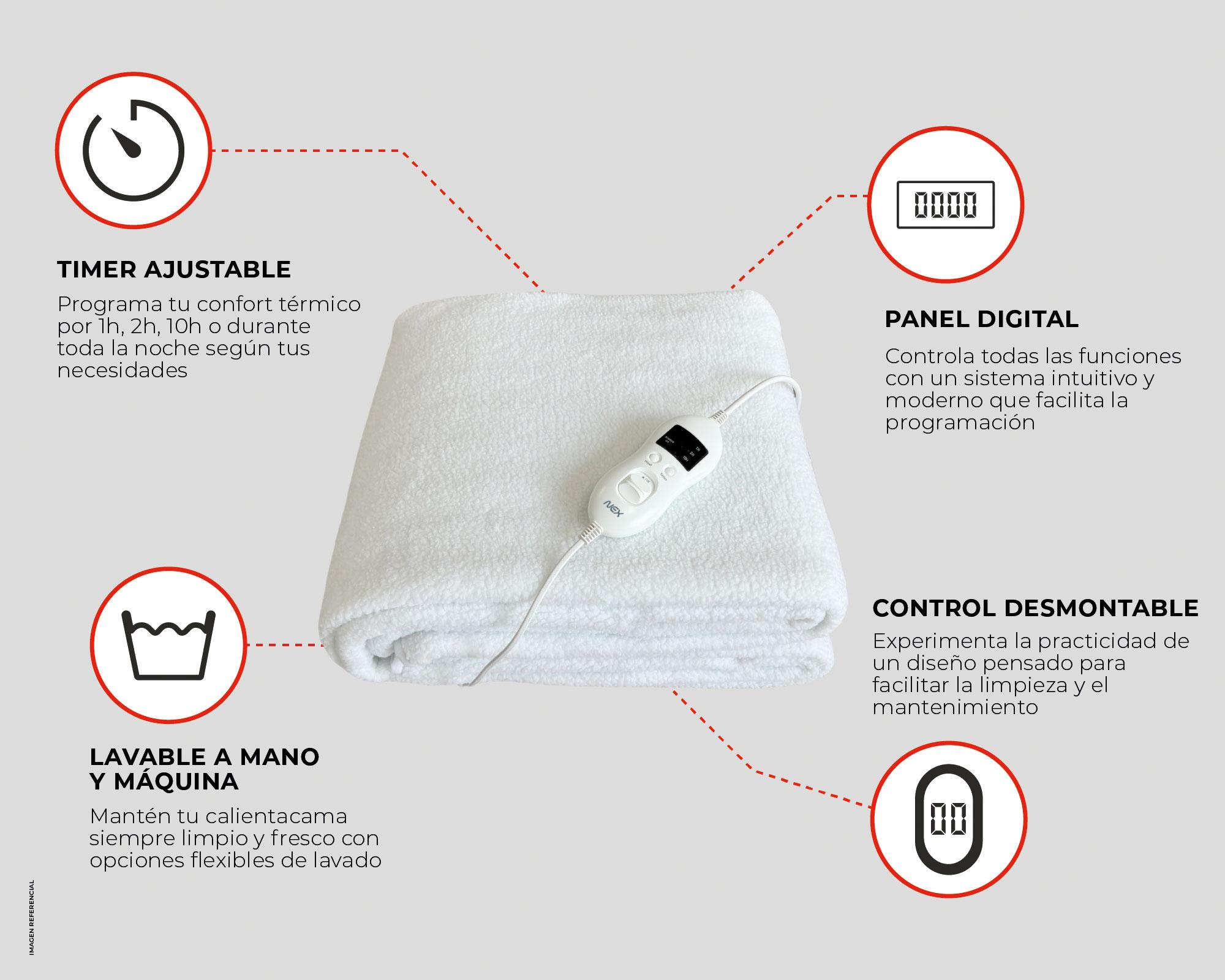 Calientacamas 1 plaza Premium-7