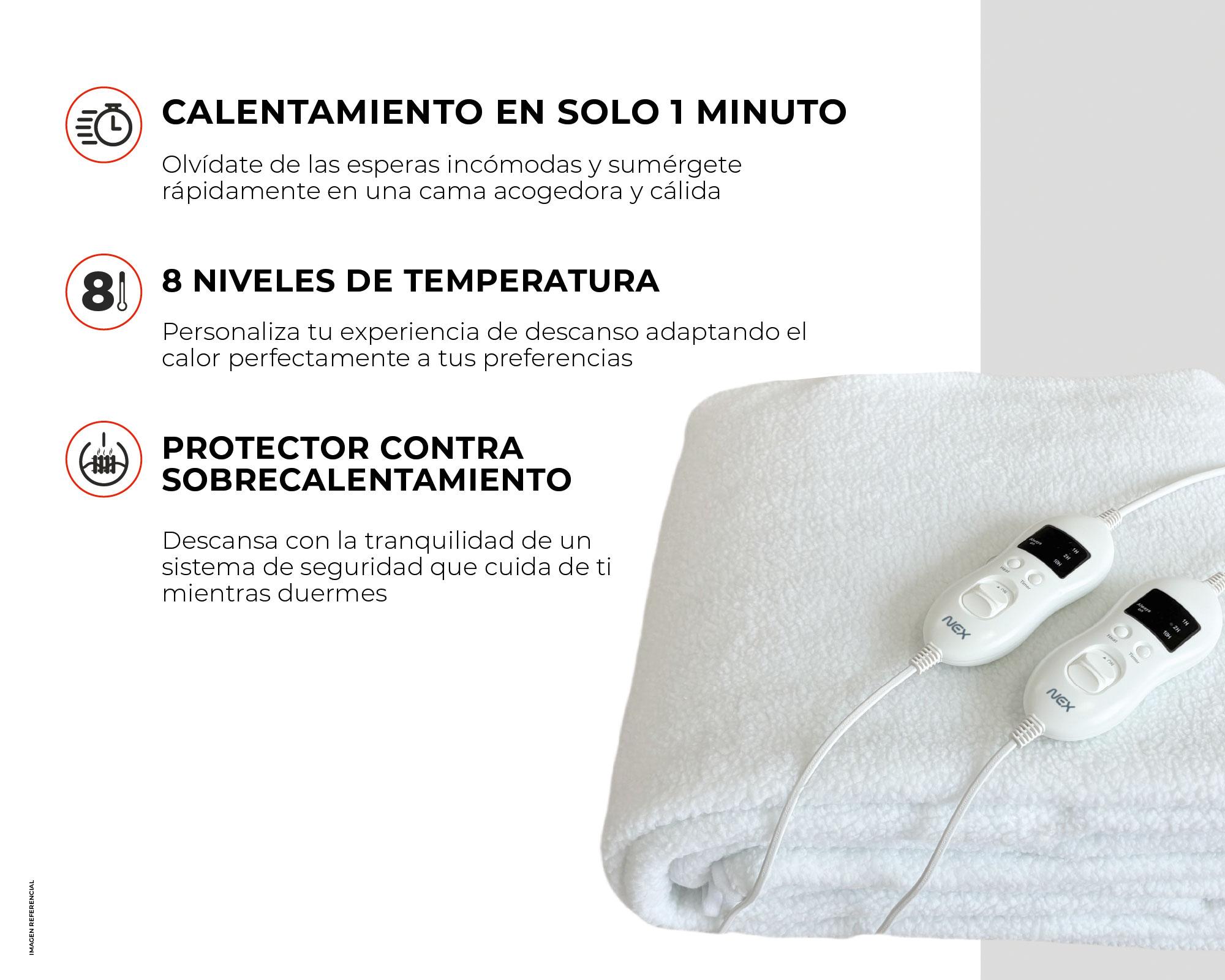 Calientacamas 2 plazas Premium CC003OI24-N-4