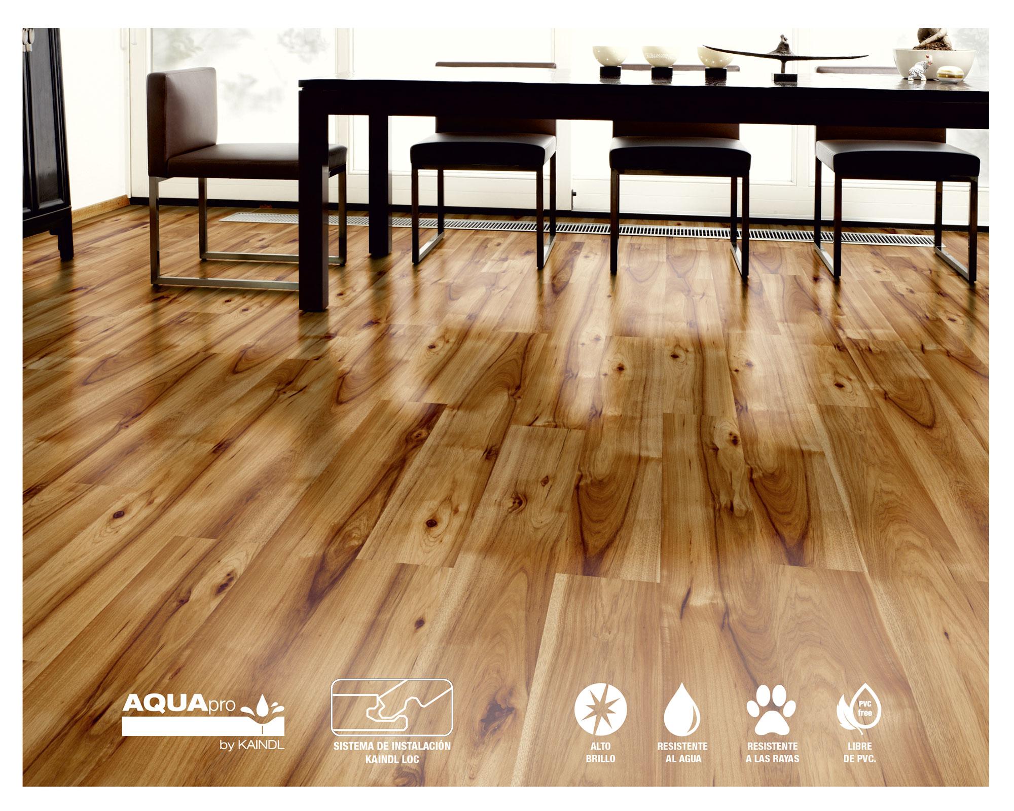 Piso flotante AquaPro Easy Touch Loclight 8mm 15.9x138.3 cm 2.2m2-4