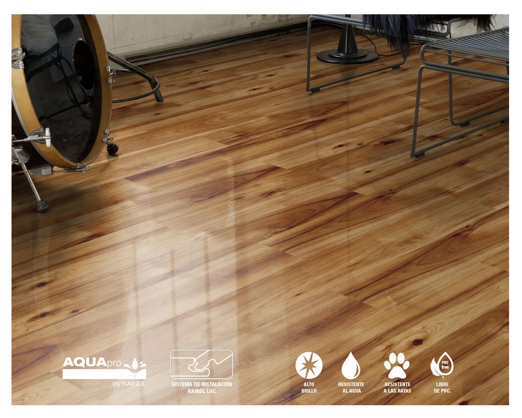 Piso flotante AquaPro Easy Touch Loclight 8mm 15.9x138.3 cm 2.2m2-3