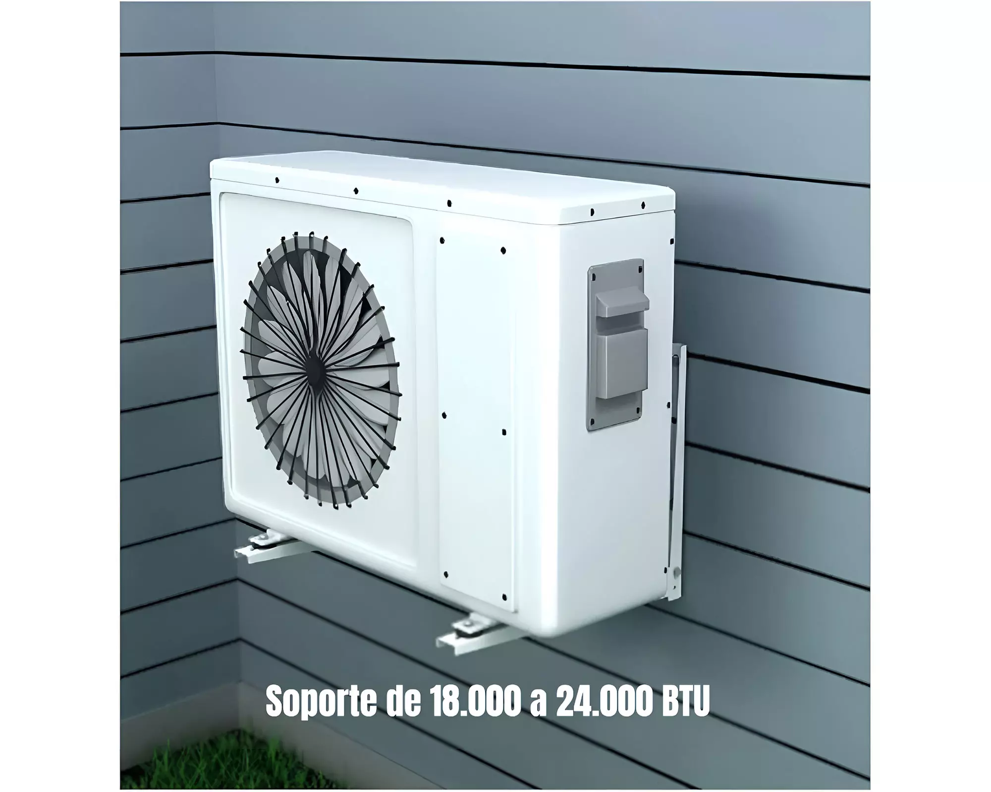 Soporte aire acondicionado VH-240 18000 a 24000 BTU 54x45 cm blanco-2
