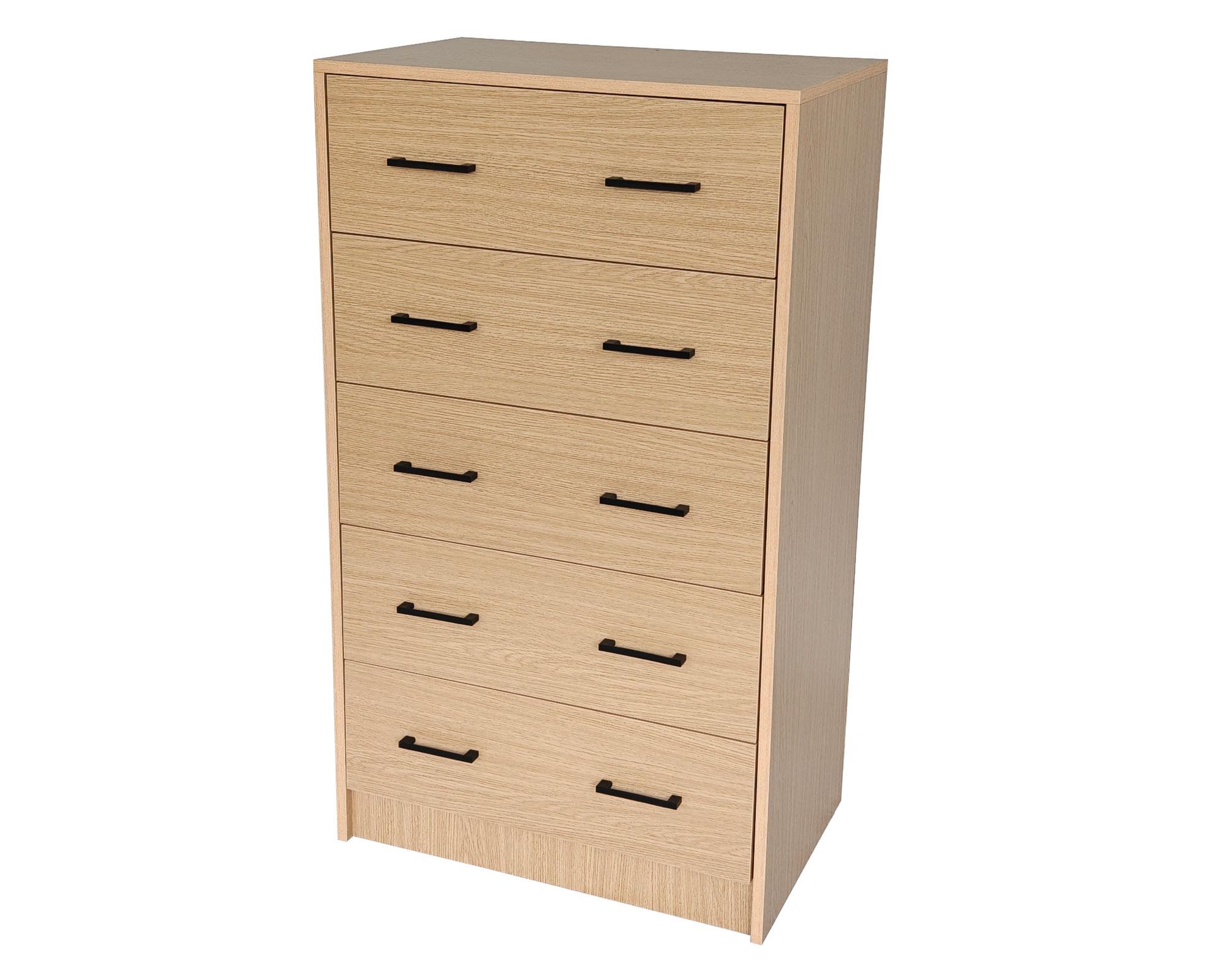 Cómoda Hill natural 5 cajones-1
