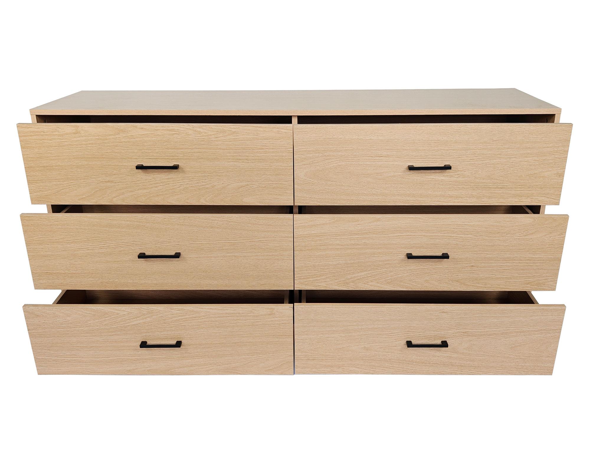 Cómoda Hill natural 6 cajones-1