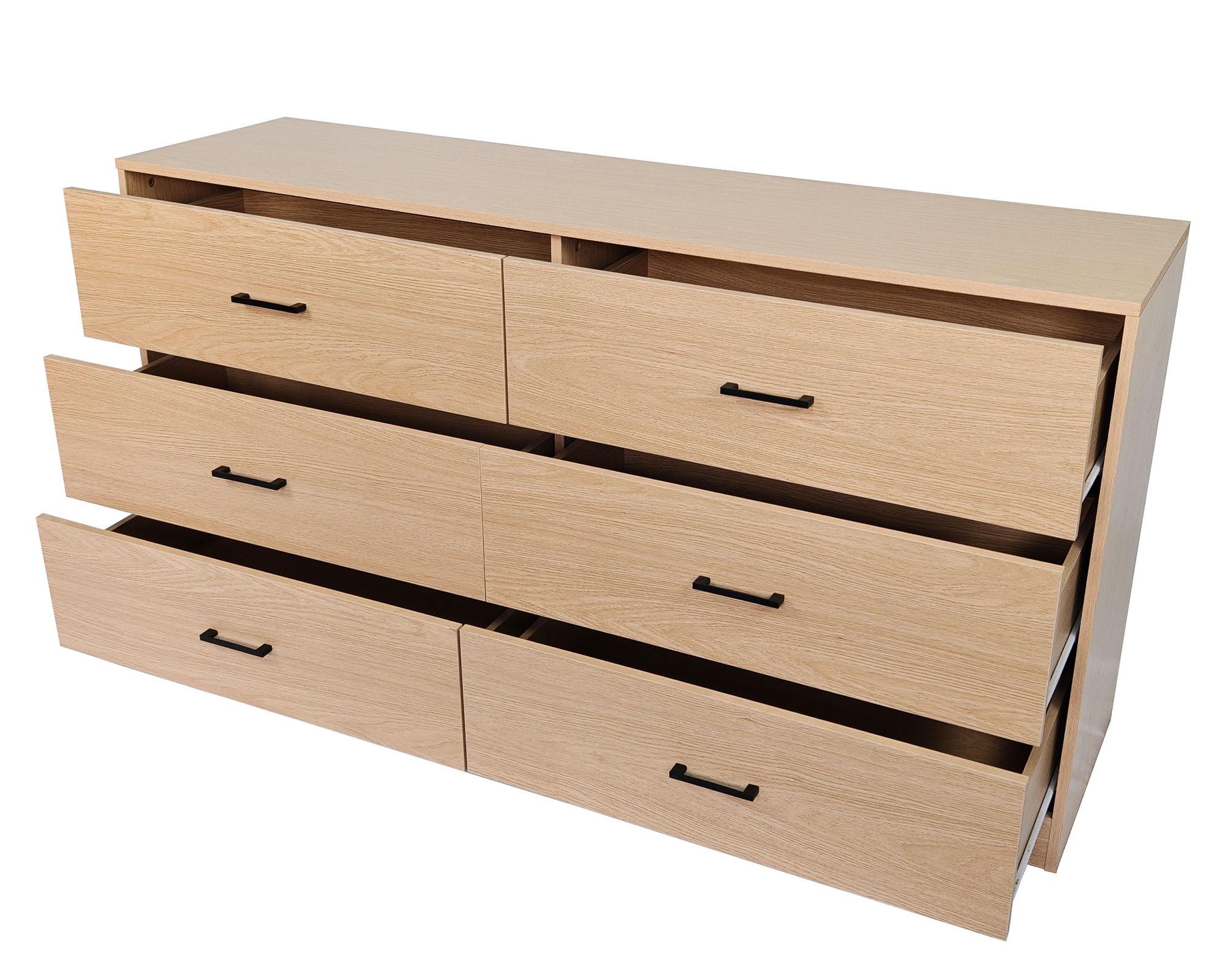 Cómoda Hill natural 6 cajones-2