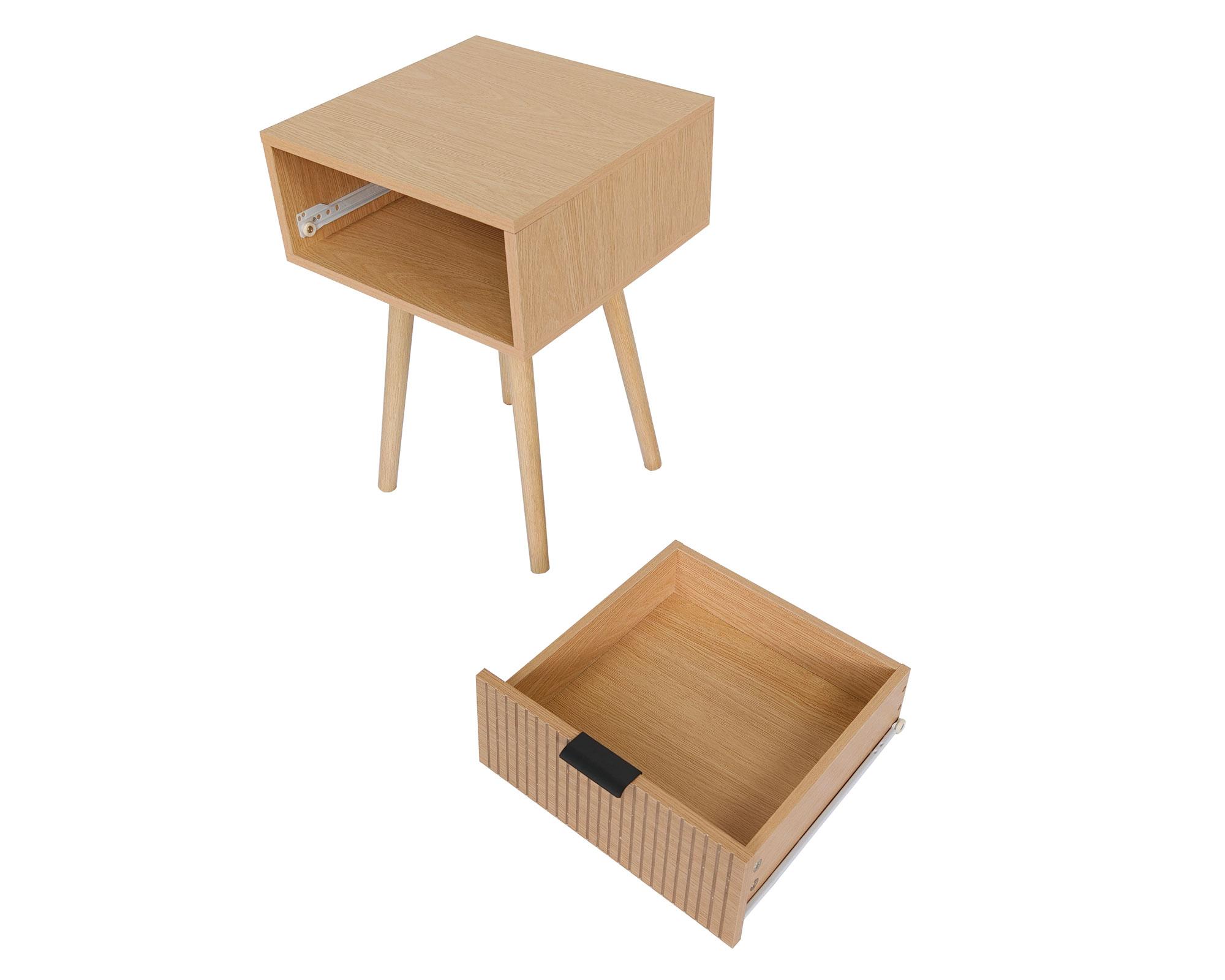 Velador Goja natural 1 cajón-5