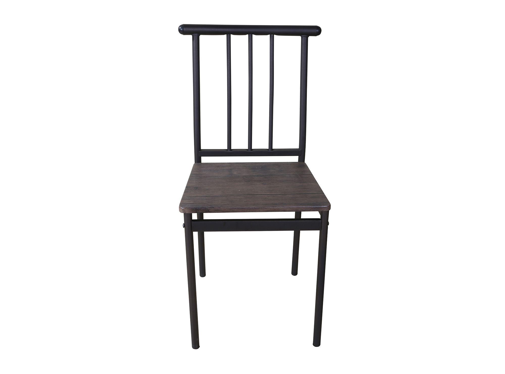 Comedor Amalio 4 Sillas café 75x110x70 cm-2