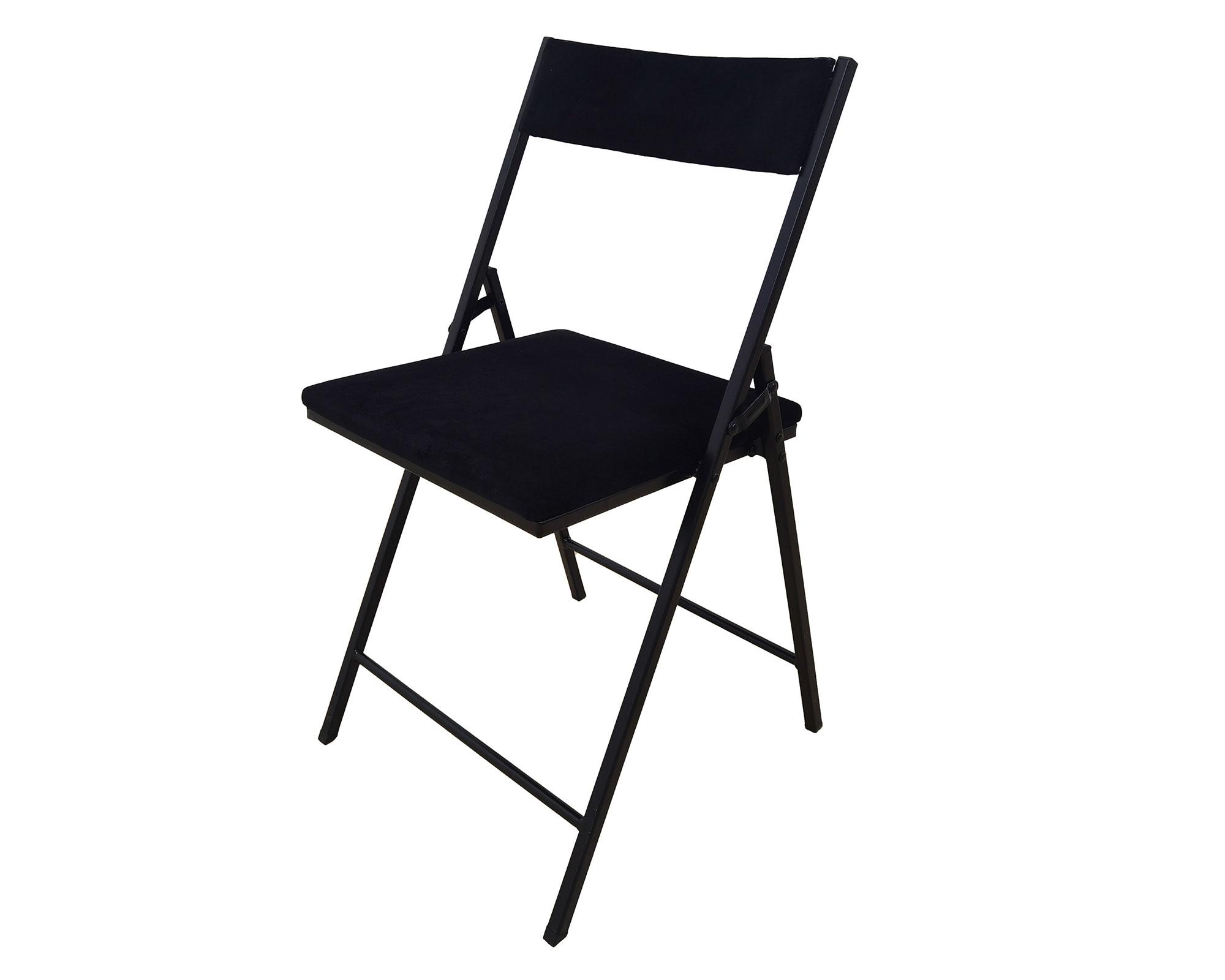 Silla plegable evento cuadrado negro-1
