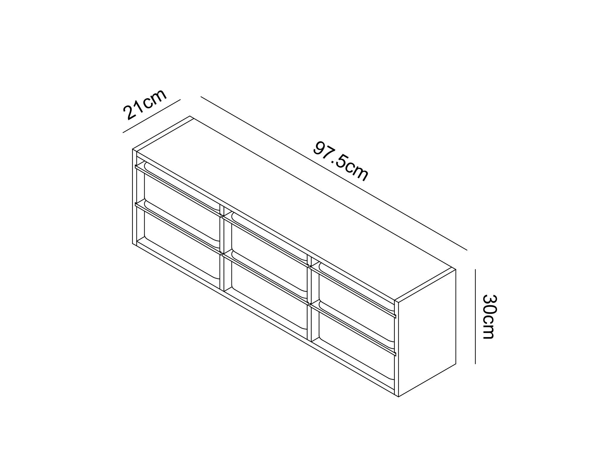 Mueble organizador Grace natural-7