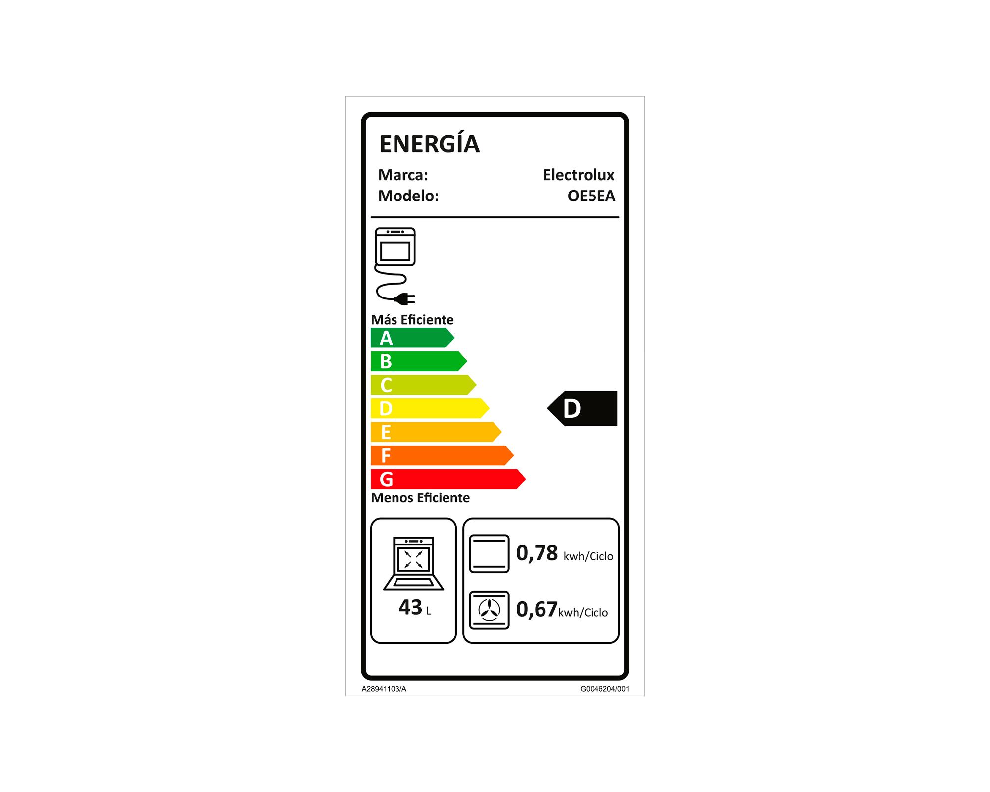 Horno eléctrico empotrable OE5EA 50 lt-7
