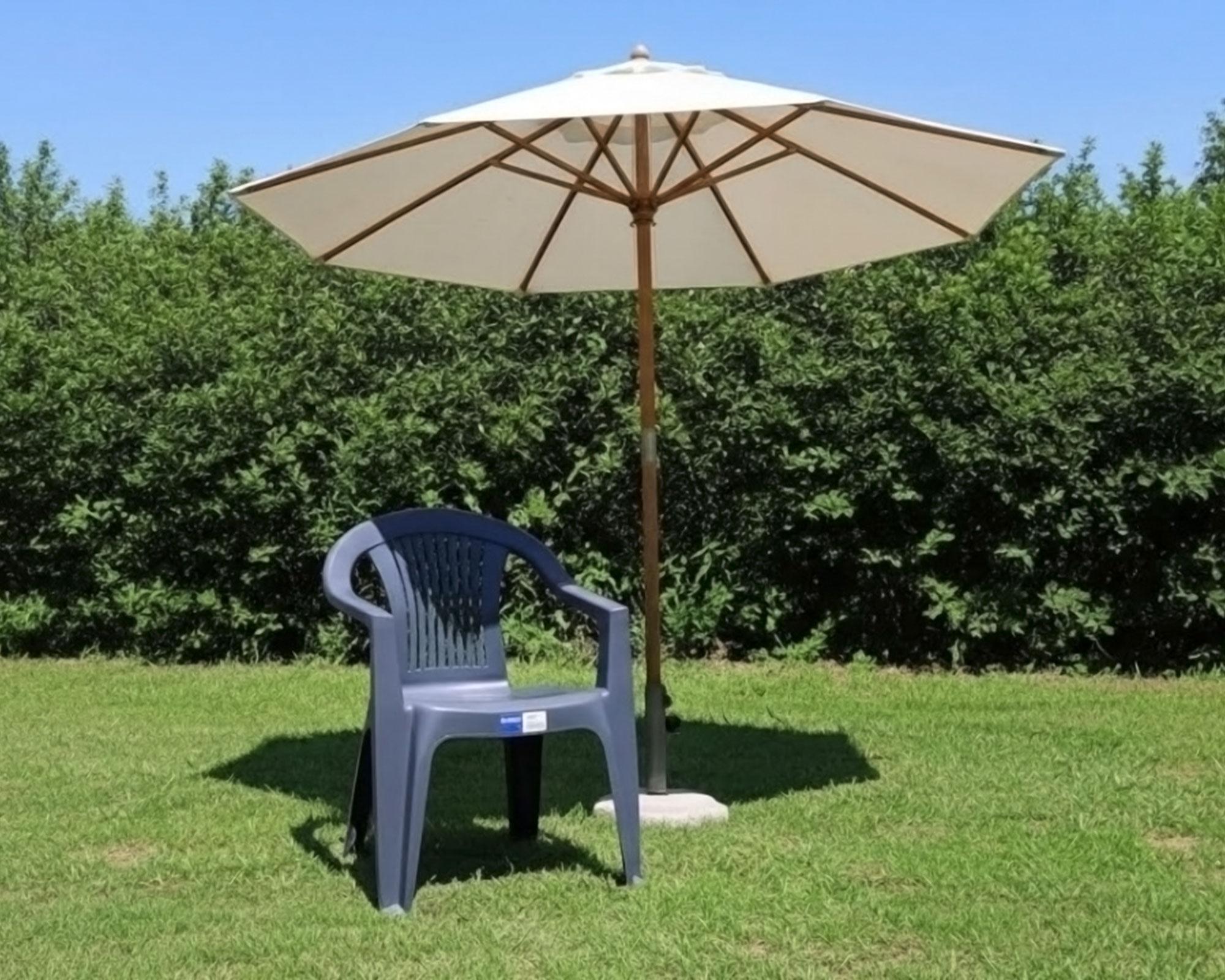 Silla de exterior Milán gris-4