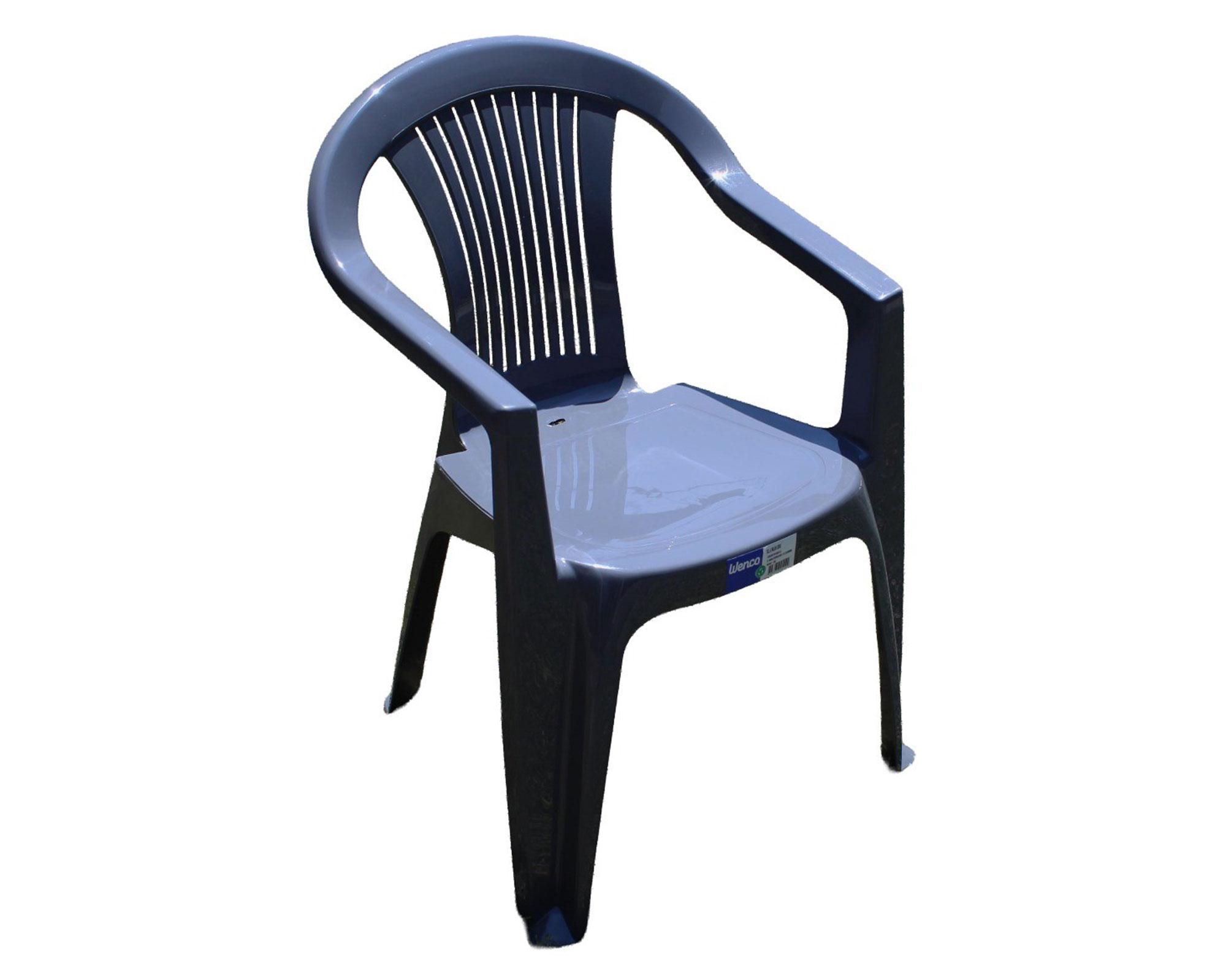 Silla de exterior Milán gris-2