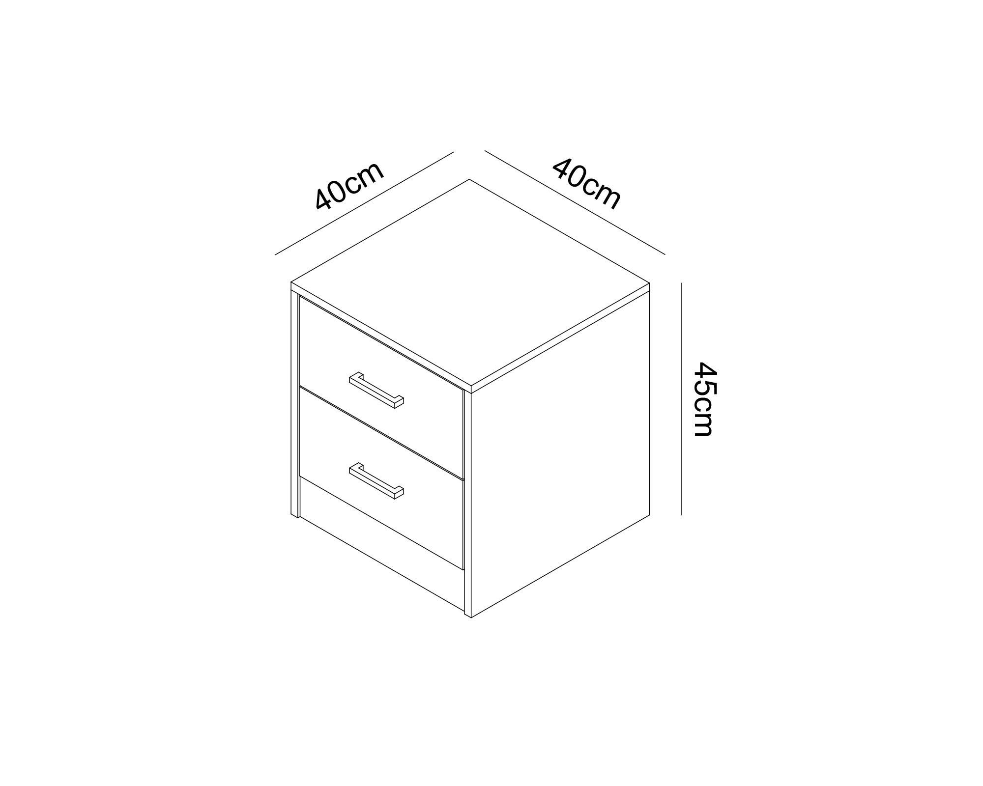 Velador Hill natural 2 cajones-8