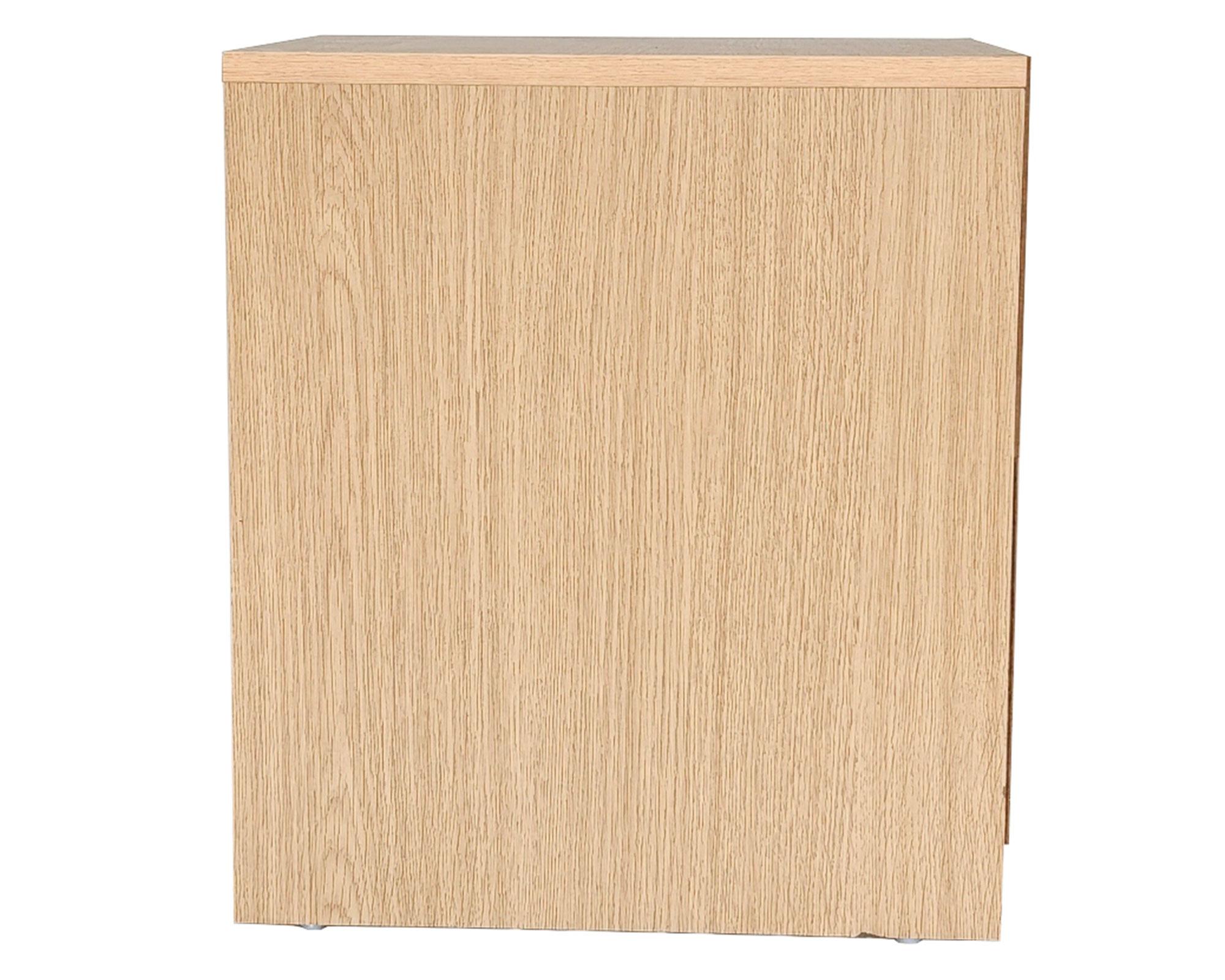 Velador Hill natural 2 cajones-5