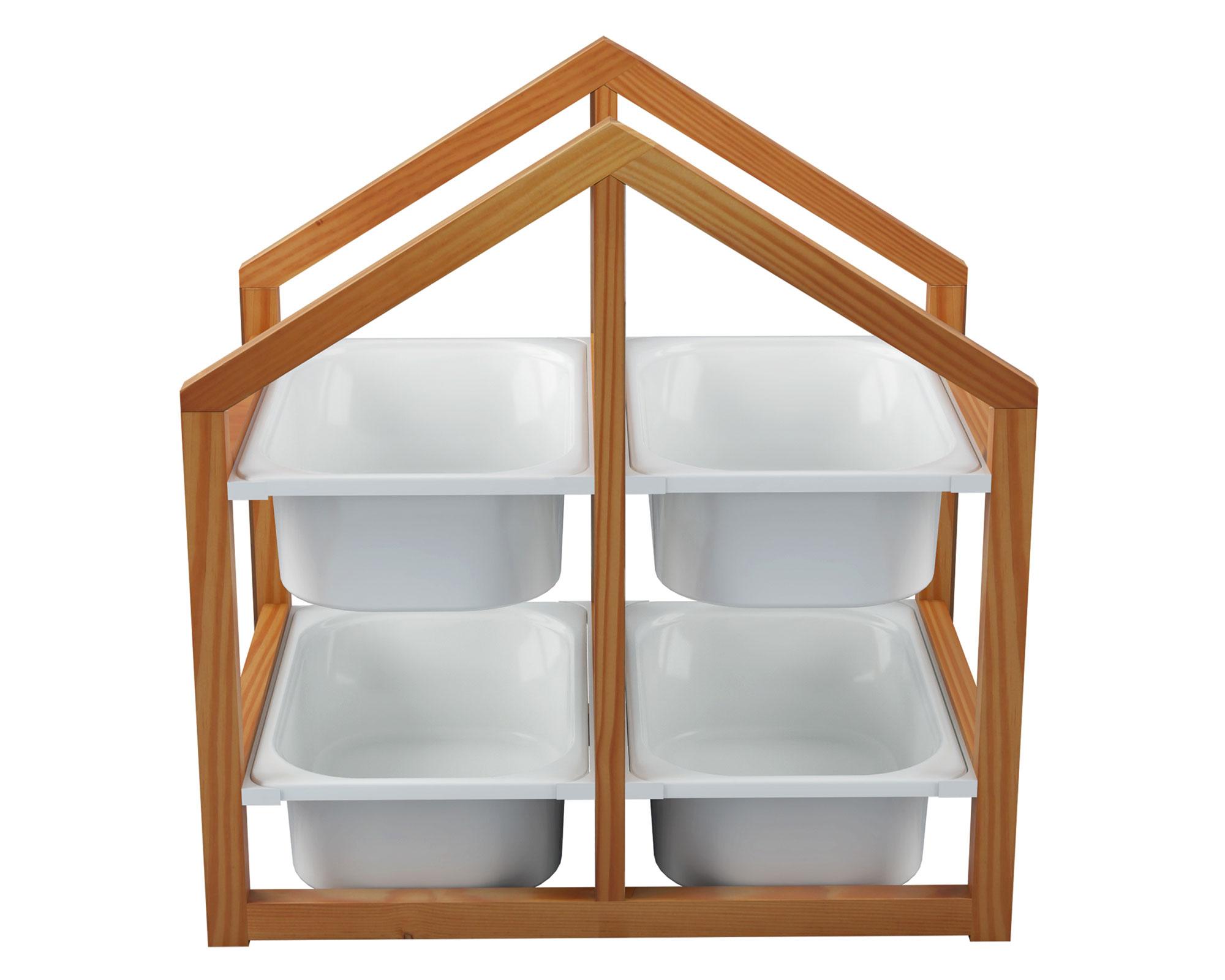 Mueble casita Grace 4 cajas-0