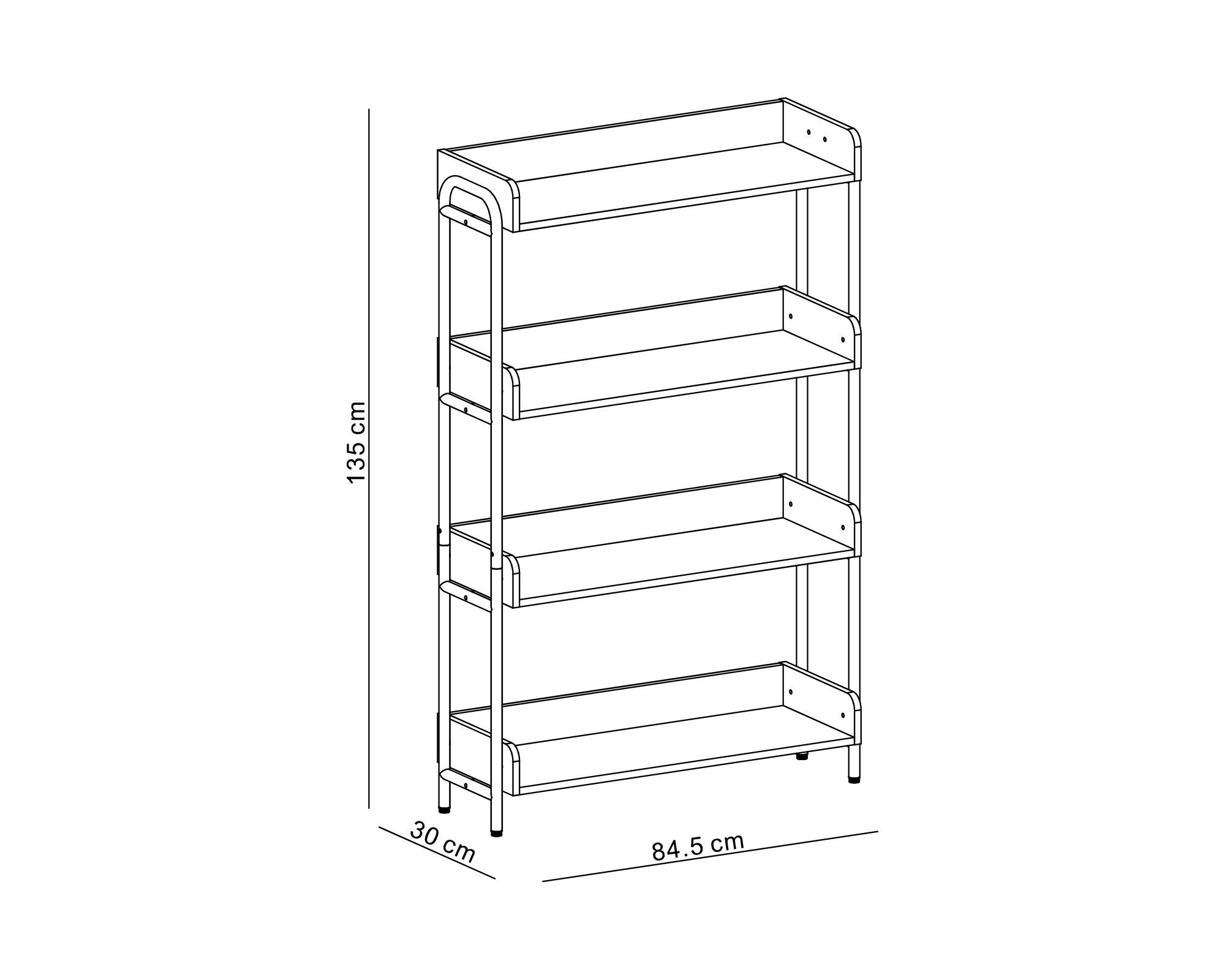 Repisa Effektiv 4 niveles natural-6