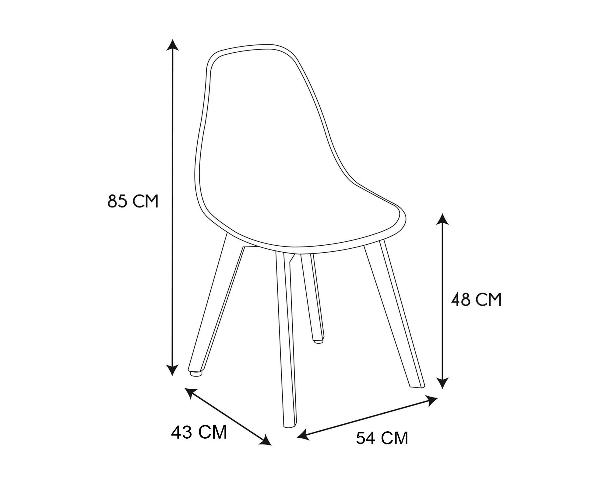 Silla Lia PU café-5