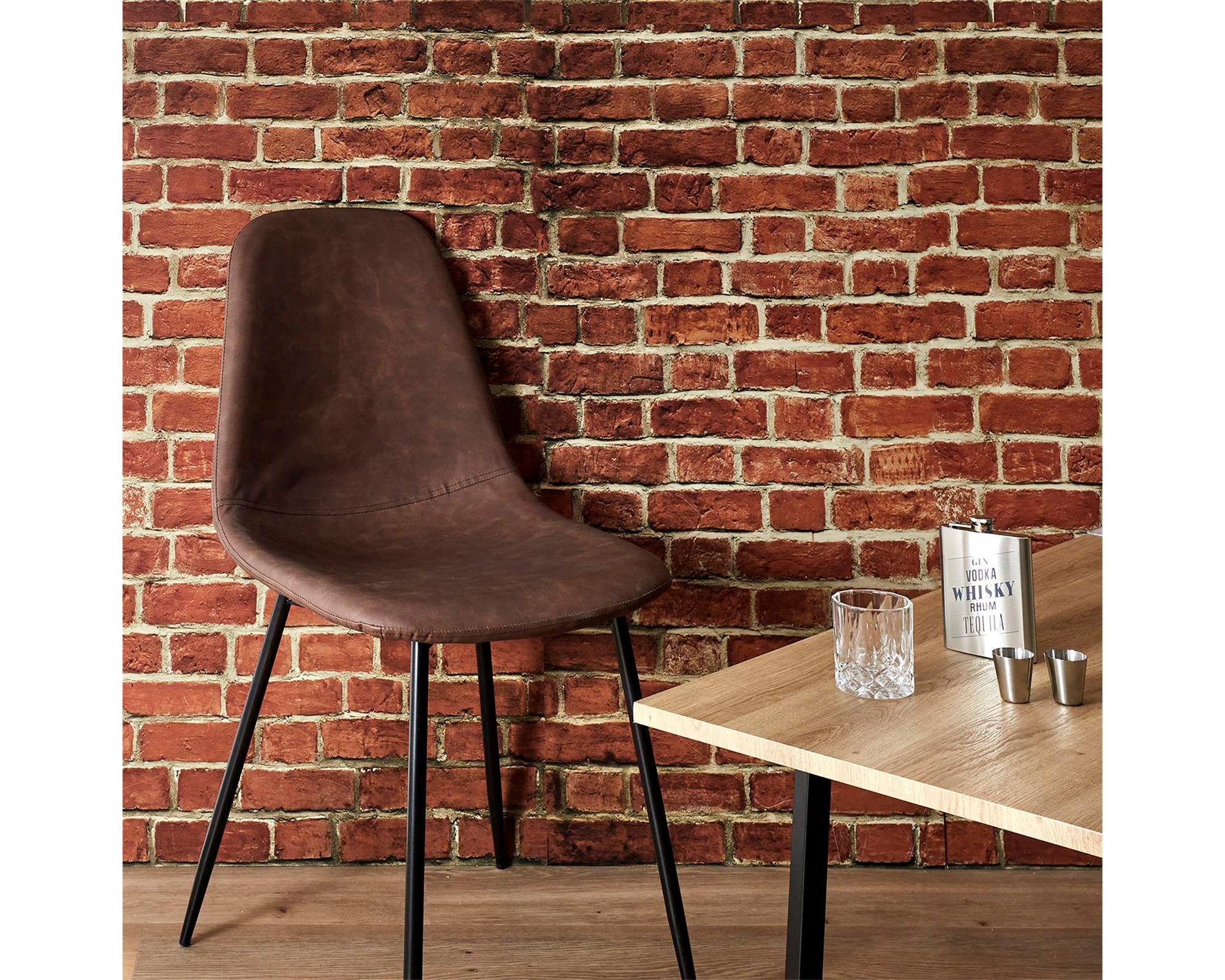 Silla Lia PU café-4