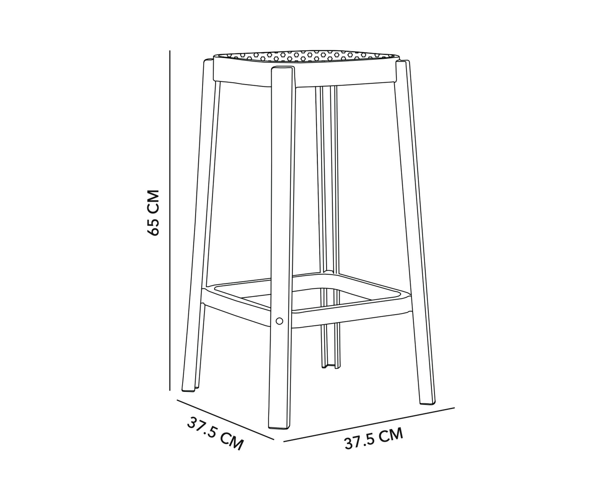 Piso bar Look ratán negro-4